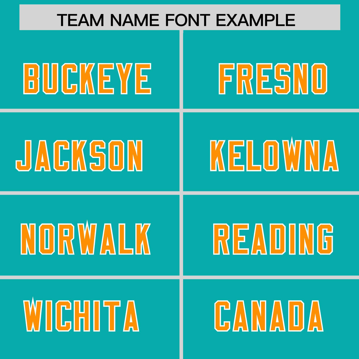 Custom Aqua Orange and White Side Stripe Pattern Authentic Football Jersey