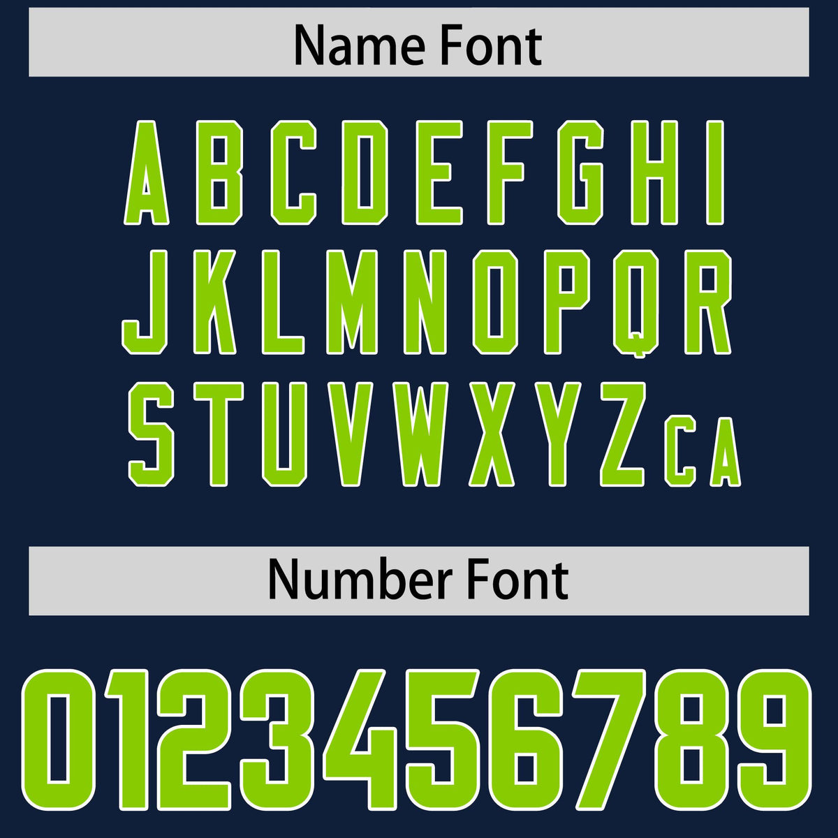 Custom Navy Neon Green and White Side Stripe Pattern Authentic Football Jersey