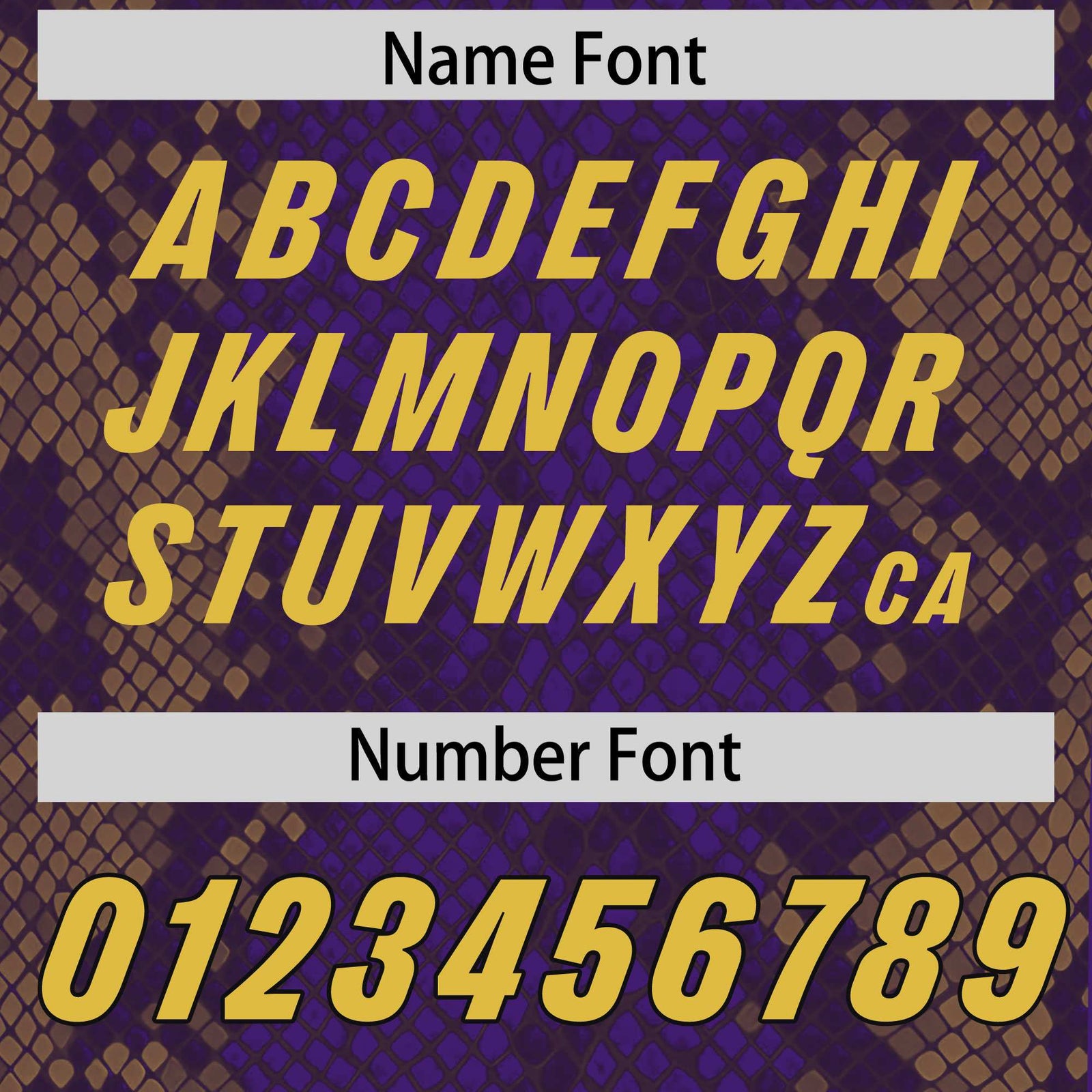 Custom Purple Personalized Snakeskin Graffiti Pattern Authentic Football Jersey