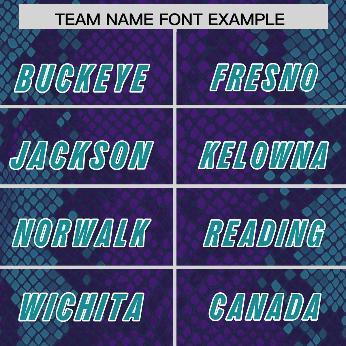 Custom Purple Personalized Snakeskin Graffiti Pattern Authentic Football Jersey