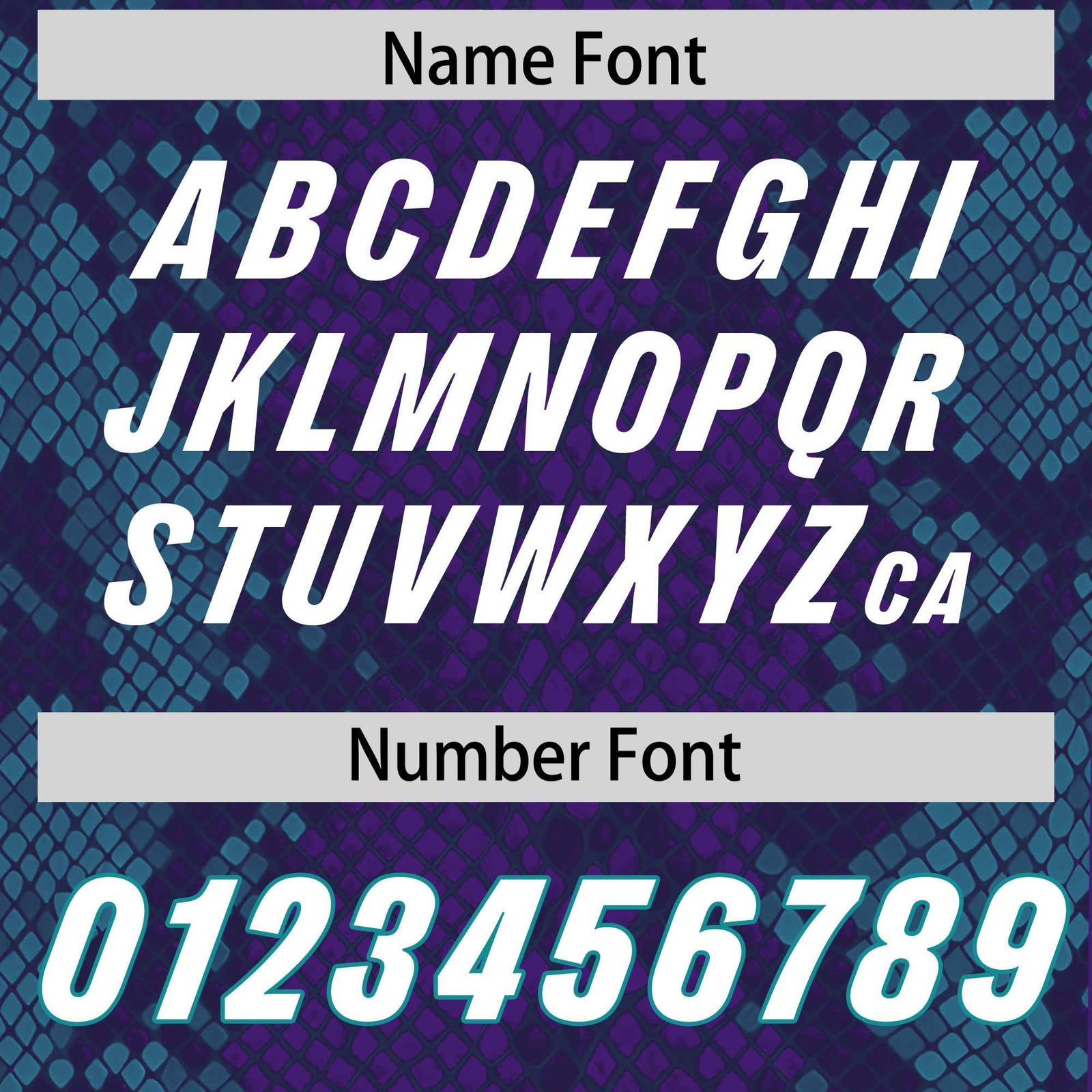 Custom Purple Personalized Snakeskin Graffiti Pattern Authentic Football Jersey