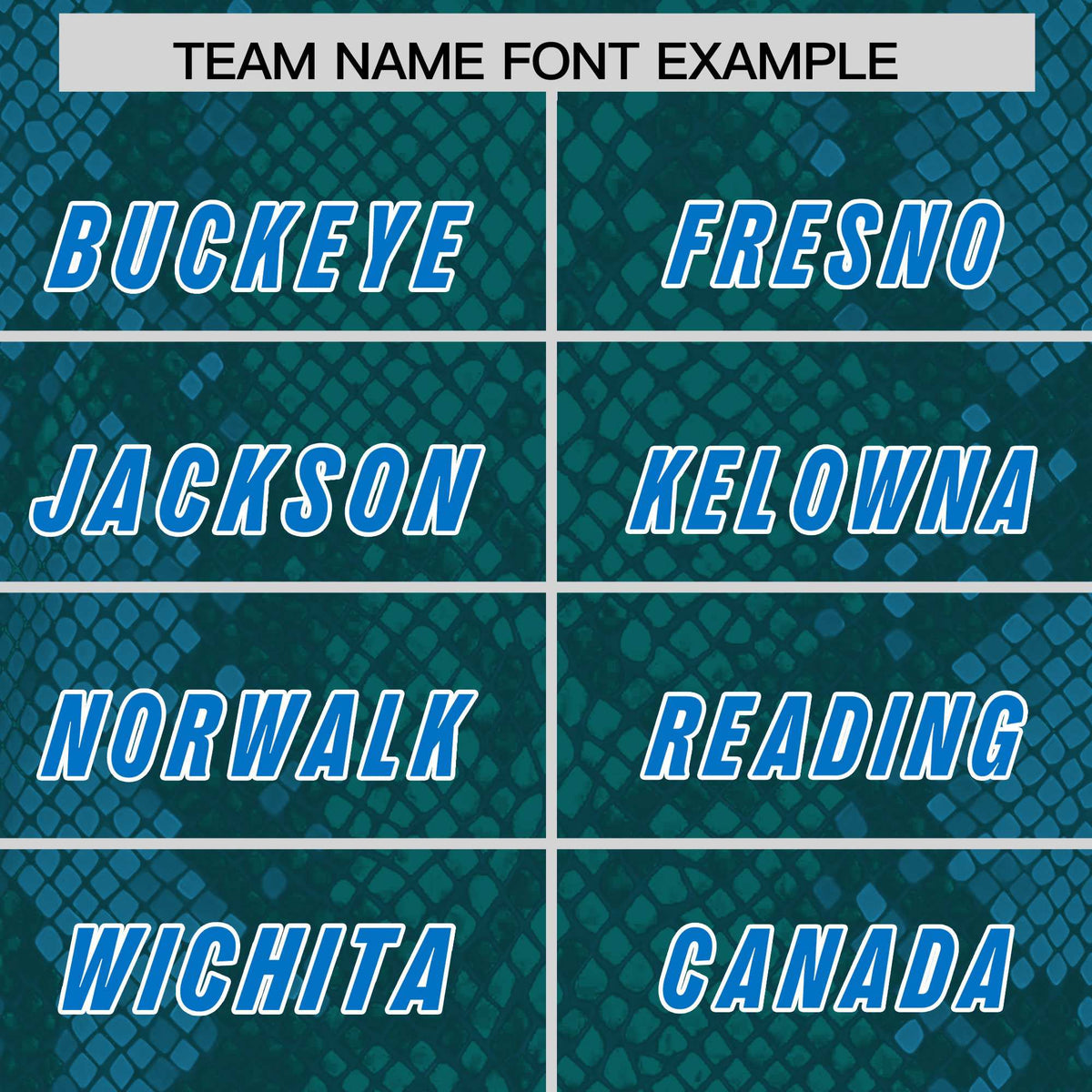 Custom Aqua Personalized Snakeskin Graffiti Pattern Authentic Football Jersey