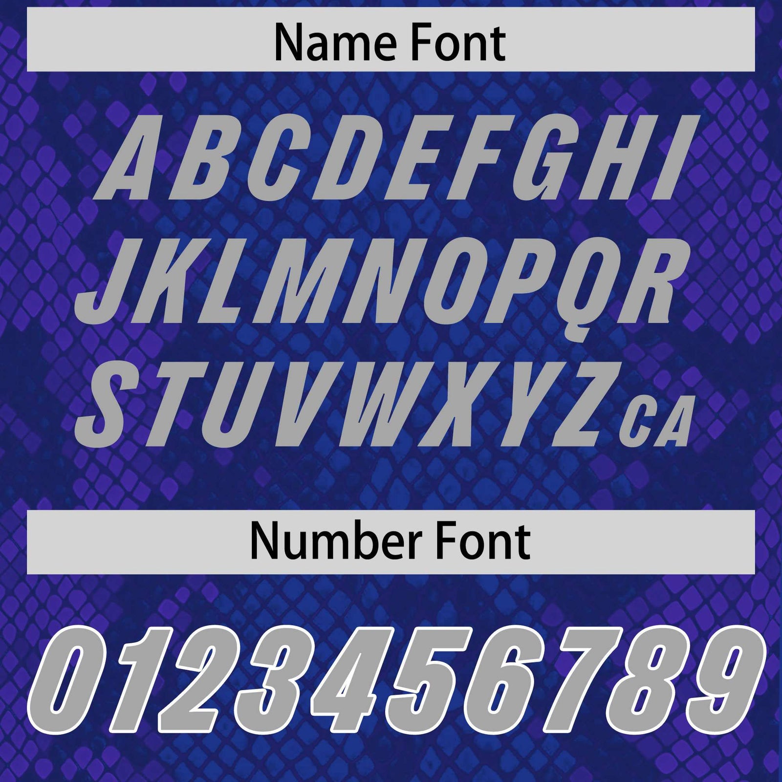 Custom Royal Personalized Snakeskin Graffiti Pattern Authentic Football Jersey