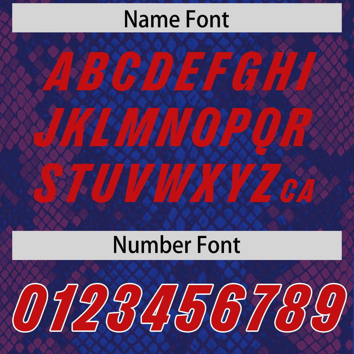 Custom Royal Personalized Snakeskin Graffiti Pattern Authentic Football Jersey