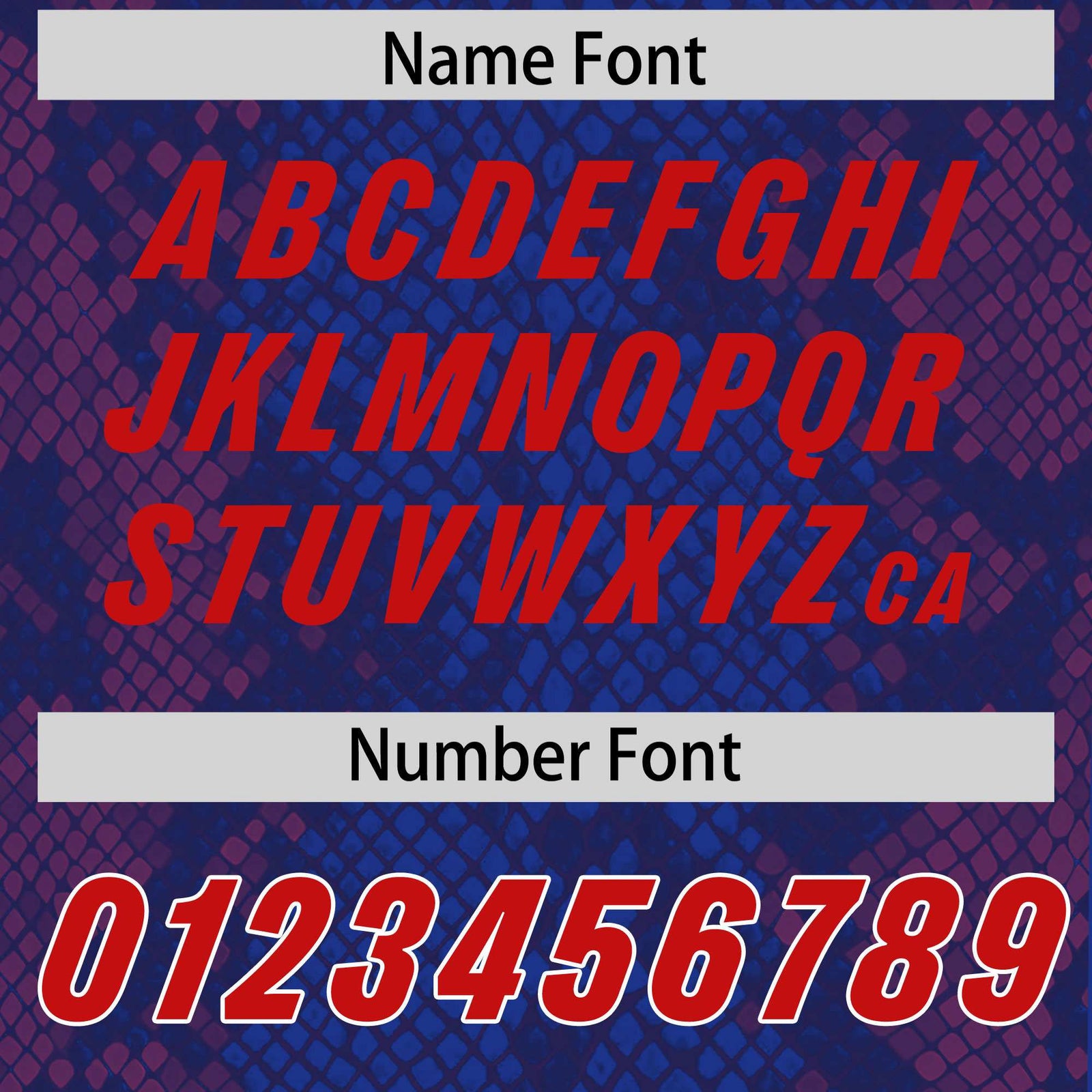 Custom Royal Personalized Snakeskin Graffiti Pattern Authentic Football Jersey