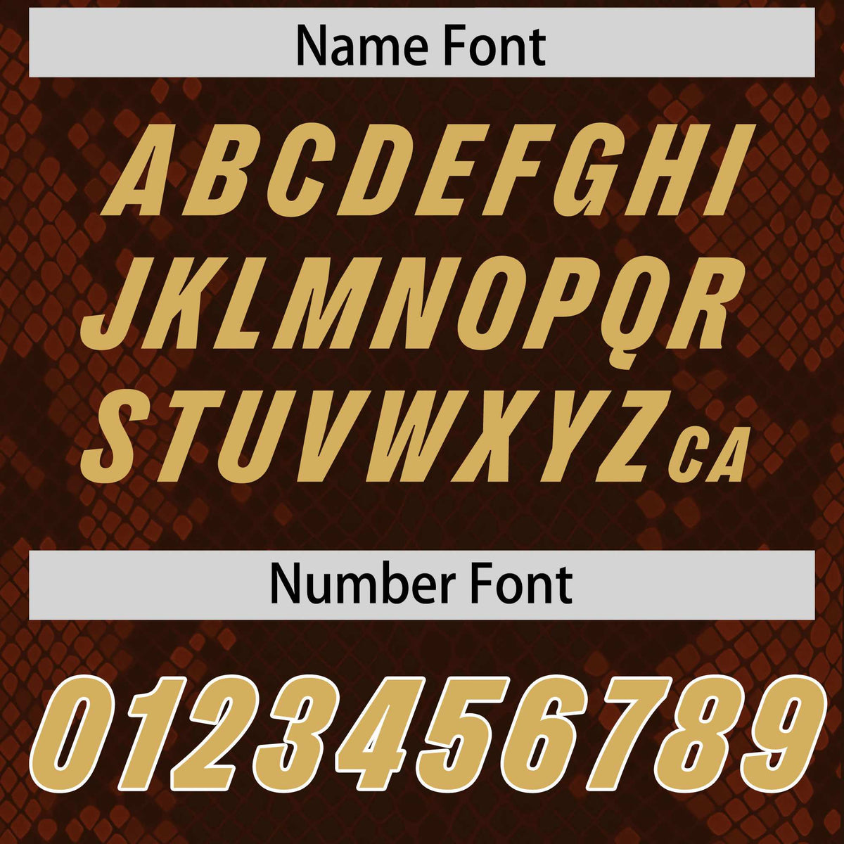 Custom Brown Personalized Snakeskin Graffiti Pattern Authentic Football Jersey