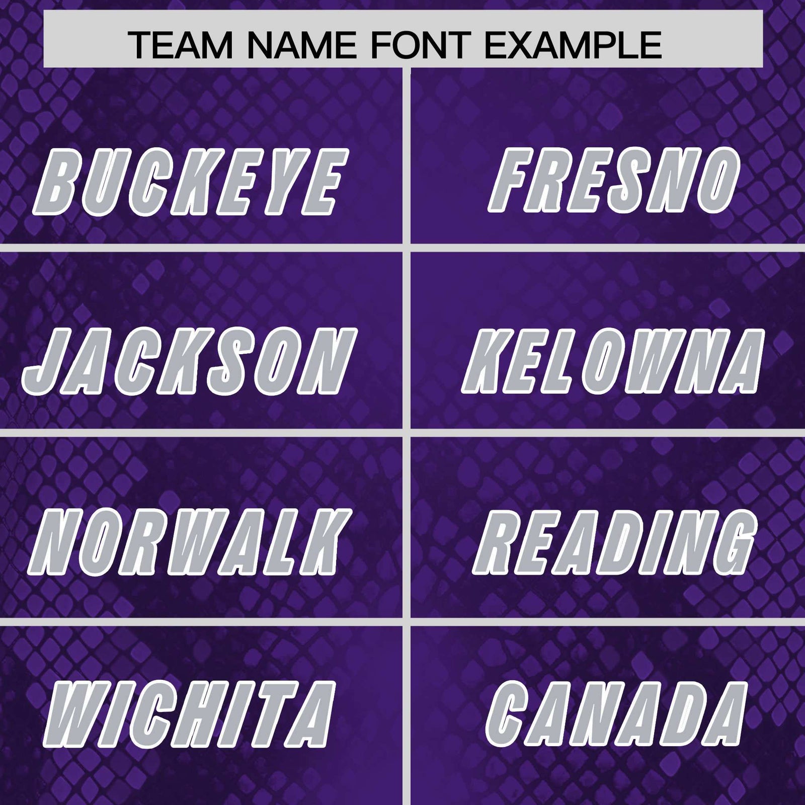 Custom Purple Personalized Snakeskin Graffiti Pattern Authentic Football Jersey