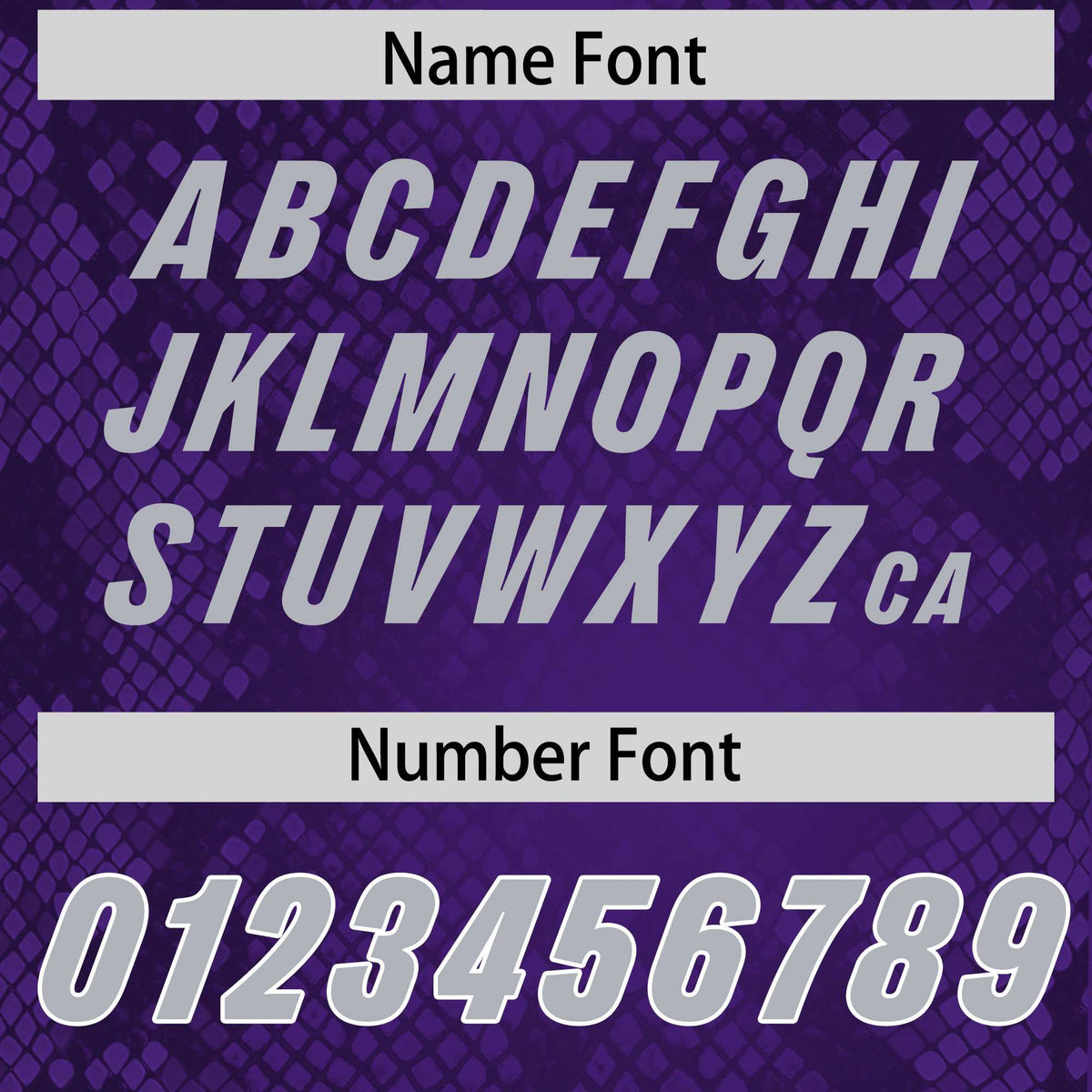 Custom Purple Personalized Snakeskin Graffiti Pattern Authentic Football Jersey