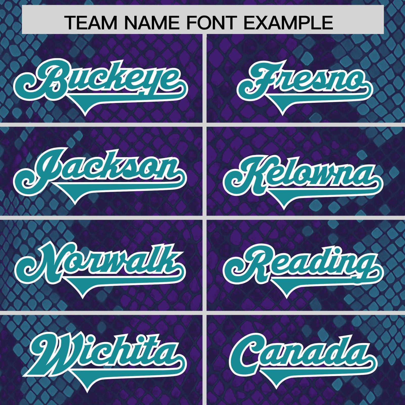 Custom Purple Personalized Snakeskin Graffiti Pattern Authentic Football Jersey