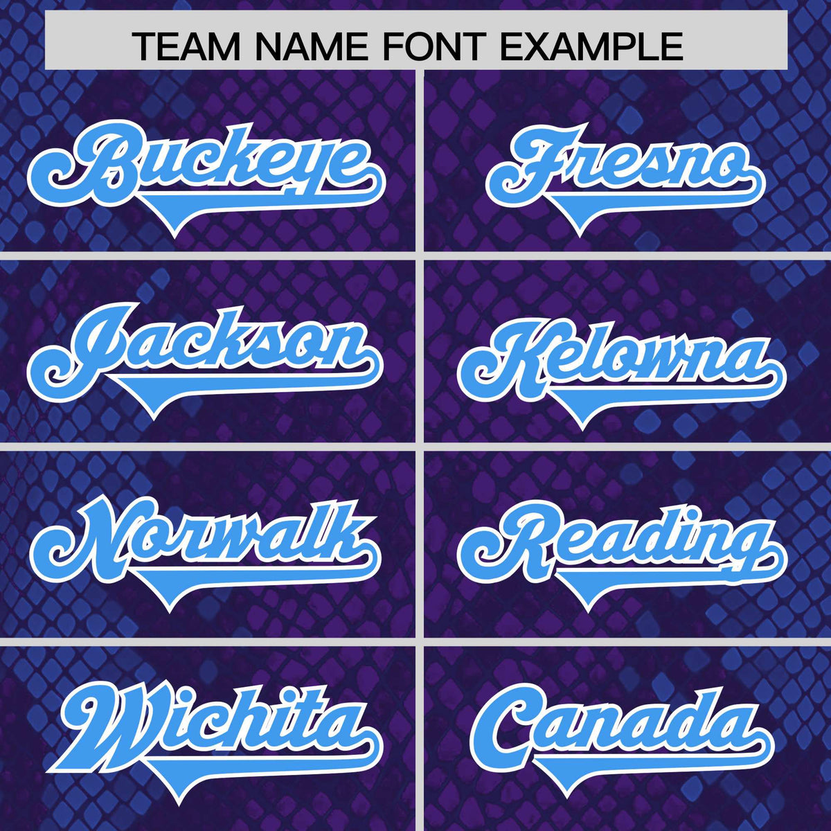 Custom Purple Personalized Snakeskin Graffiti Pattern Authentic Football Jersey