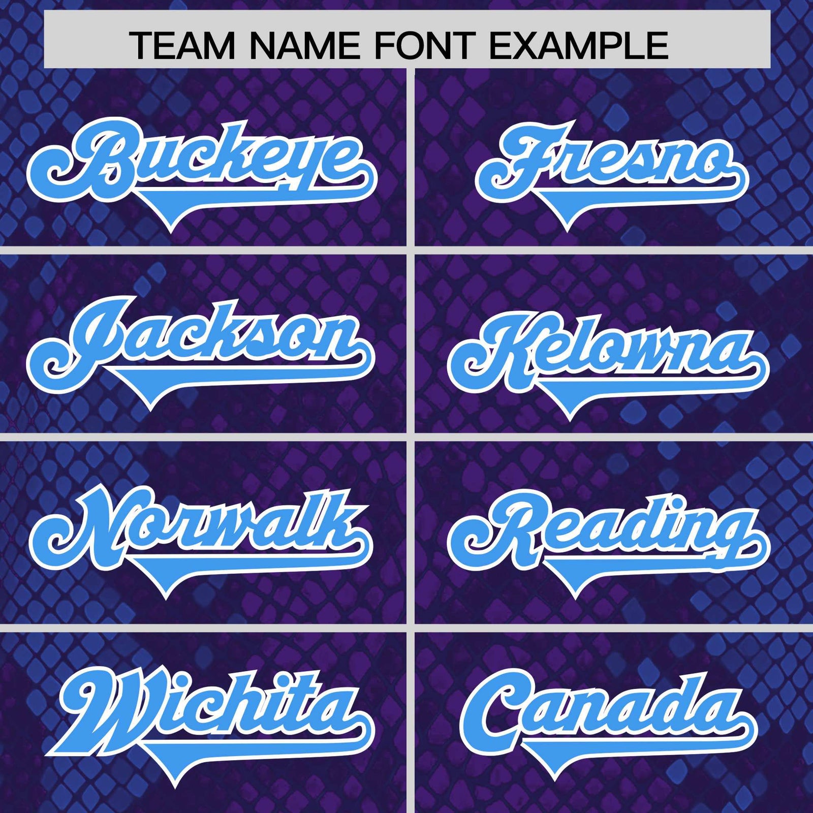 Custom Purple Personalized Snakeskin Graffiti Pattern Authentic Football Jersey