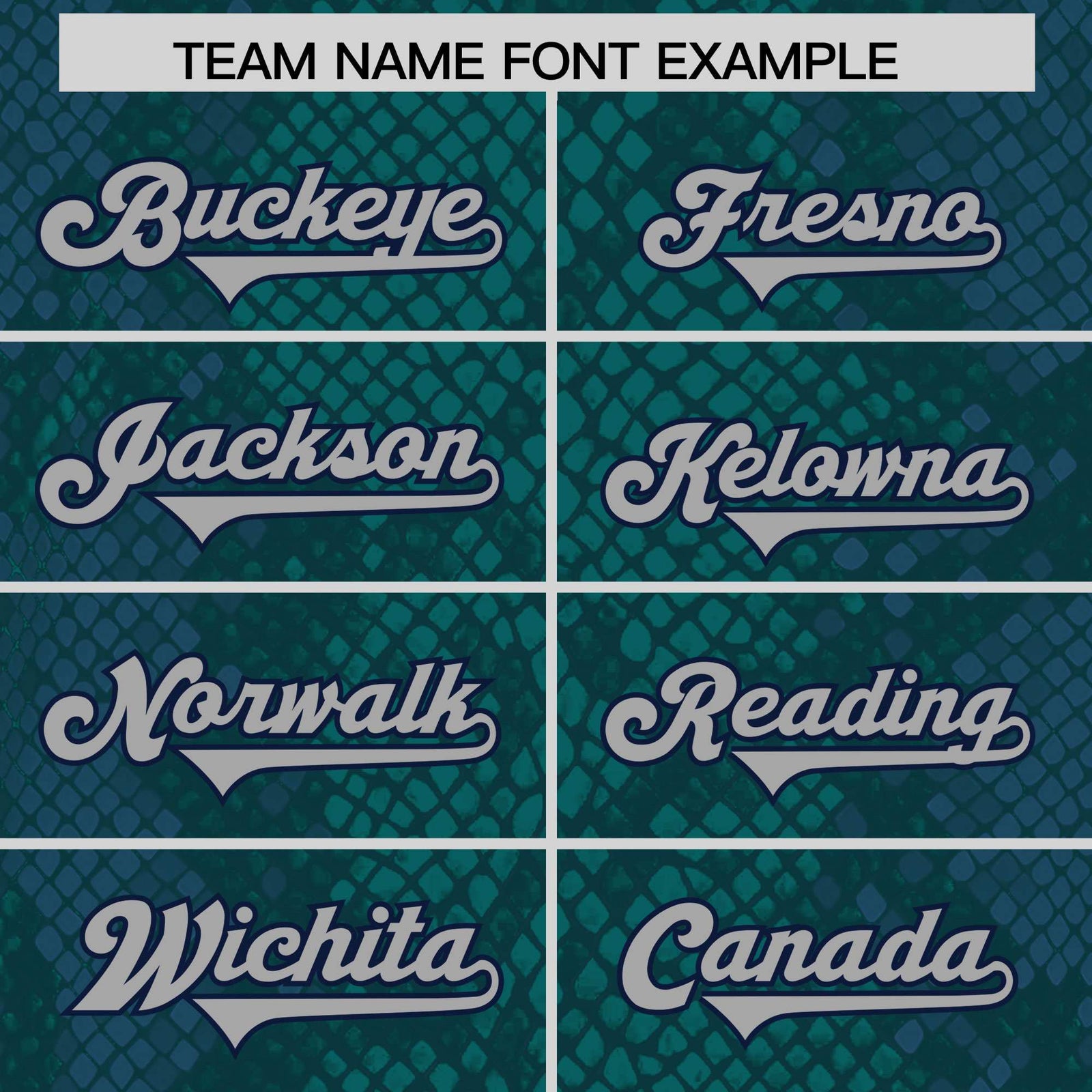 Custom Aqua Personalized Snakeskin Graffiti Pattern Authentic Football Jersey