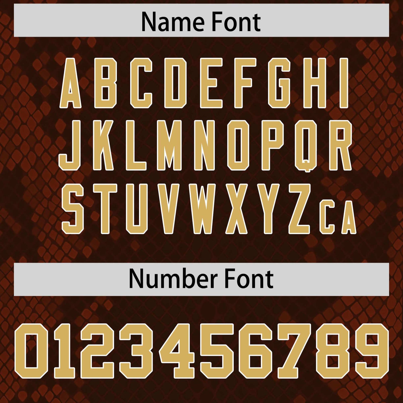 Custom Brown Personalized Snakeskin Graffiti Pattern Authentic Football Jersey