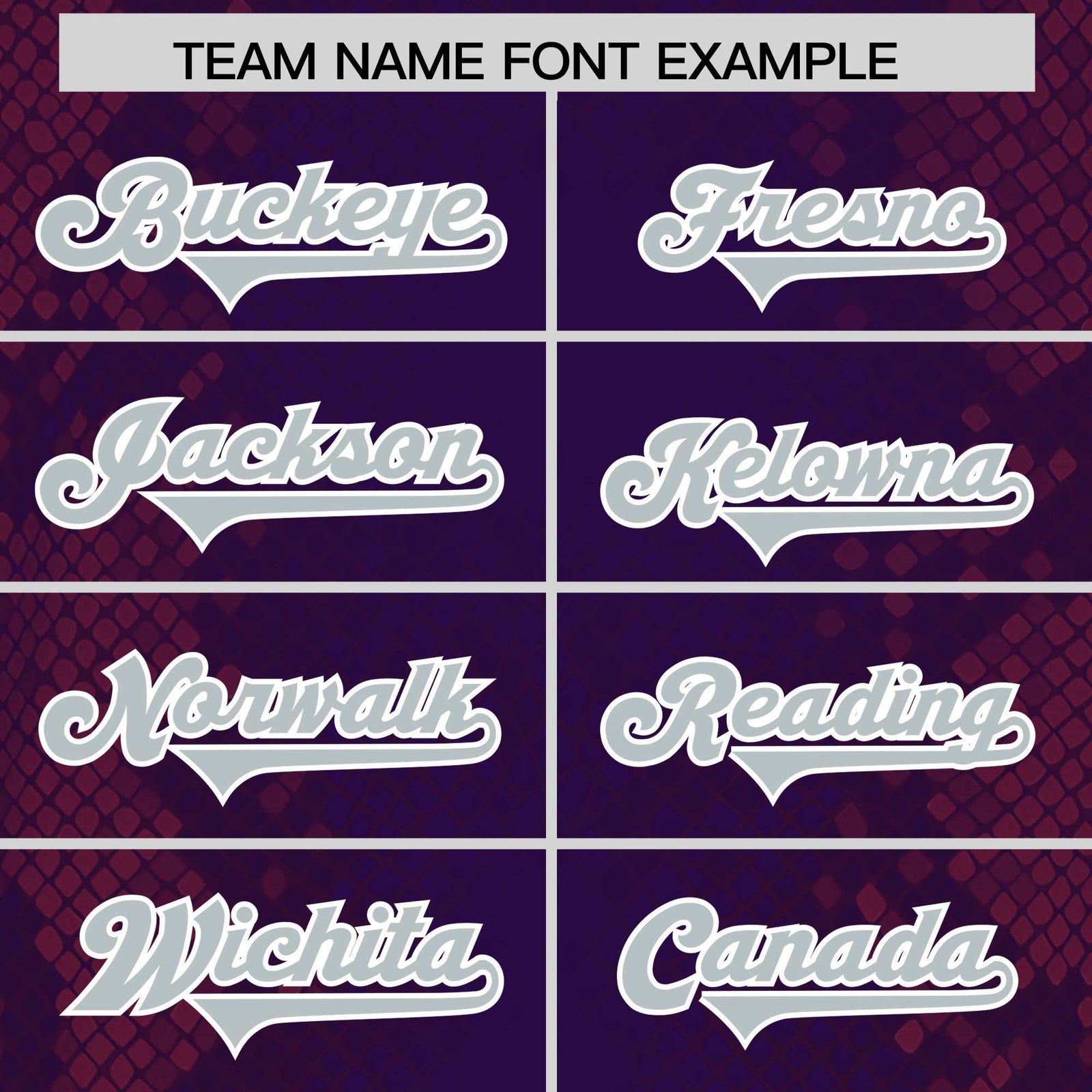 Custom Purple Personalized Snakeskin Graffiti Pattern Authentic Football Jersey