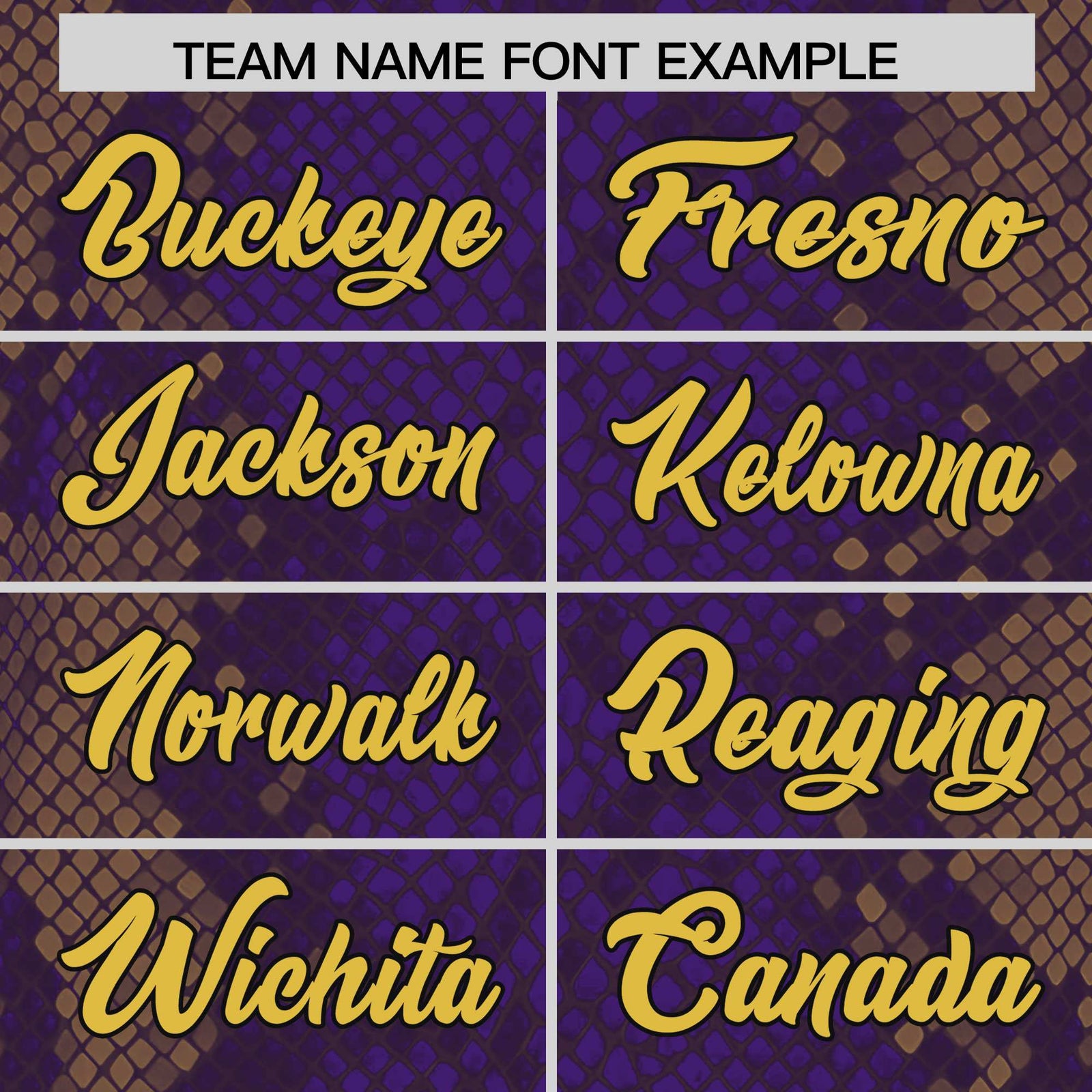 Custom Purple Personalized Snakeskin Graffiti Pattern Authentic Football Jersey