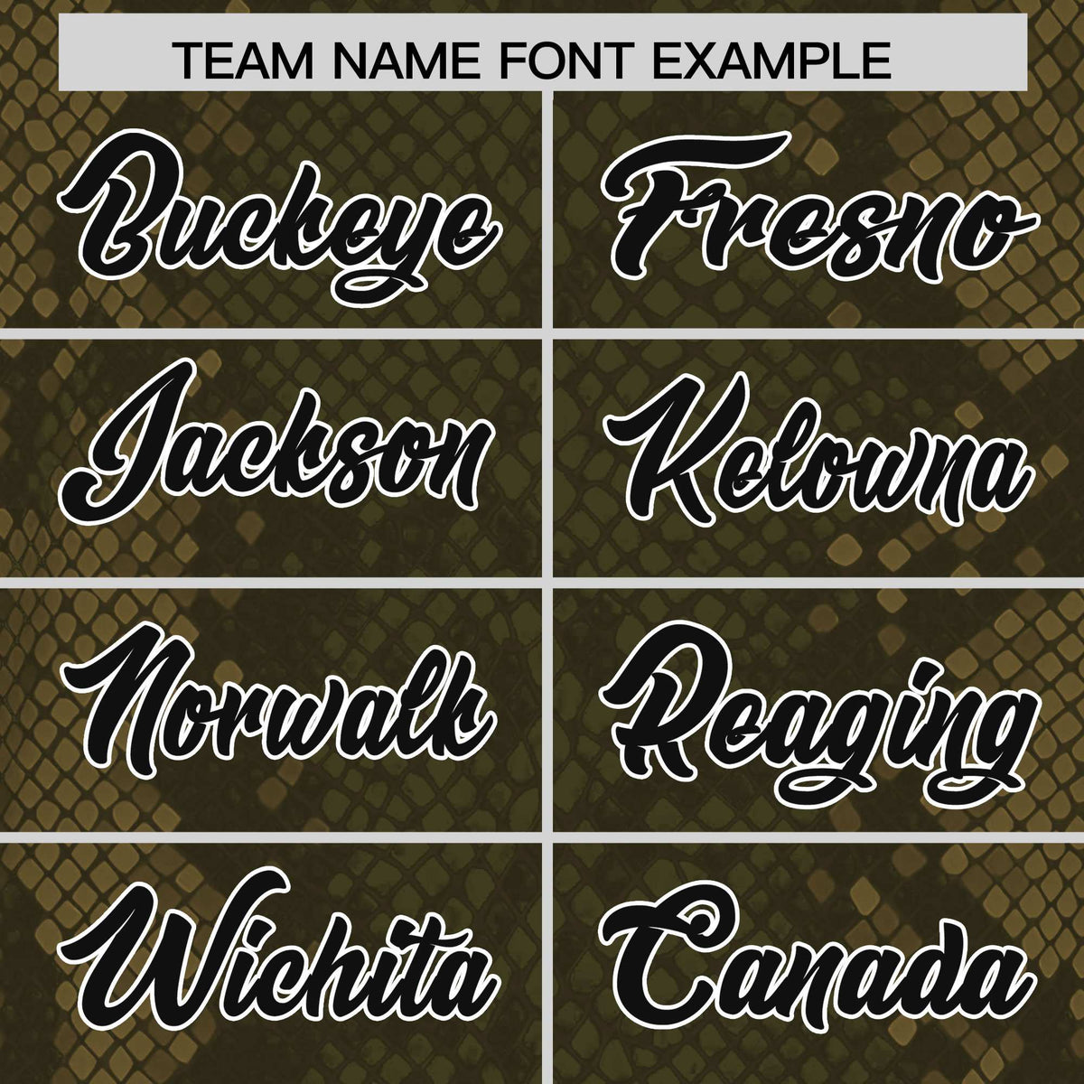 Custom Olive Personalized Snakeskin Graffiti Pattern Authentic Football Jersey