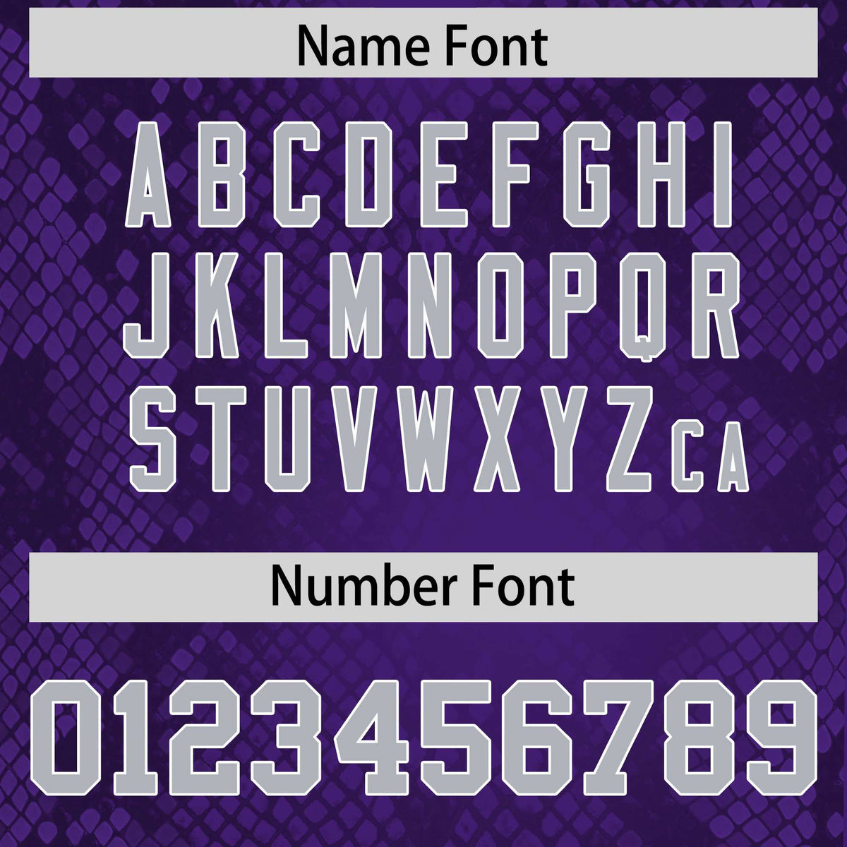 Custom Purple Personalized Snakeskin Graffiti Pattern Authentic Football Jersey