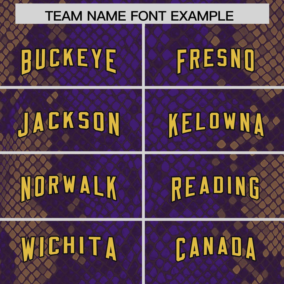 Custom Purple Personalized Snakeskin Graffiti Pattern Authentic Football Jersey