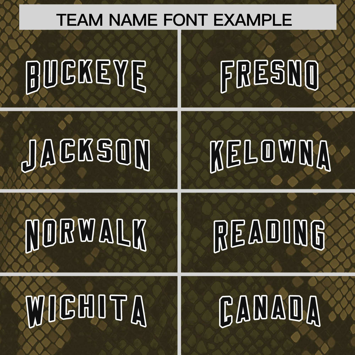 Custom Olive Personalized Snakeskin Graffiti Pattern Authentic Football Jersey