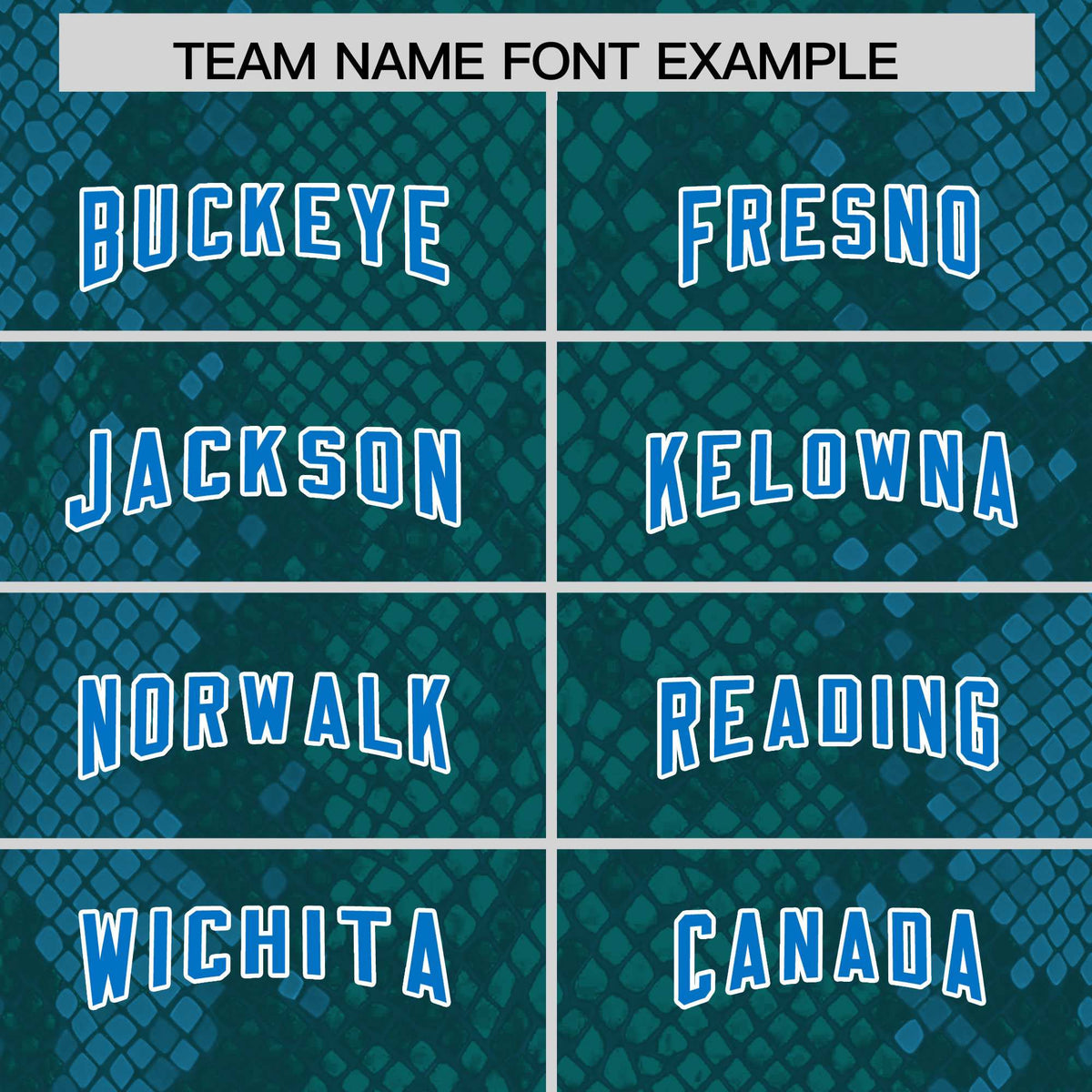 Custom Aqua Personalized Snakeskin Graffiti Pattern Authentic Football Jersey