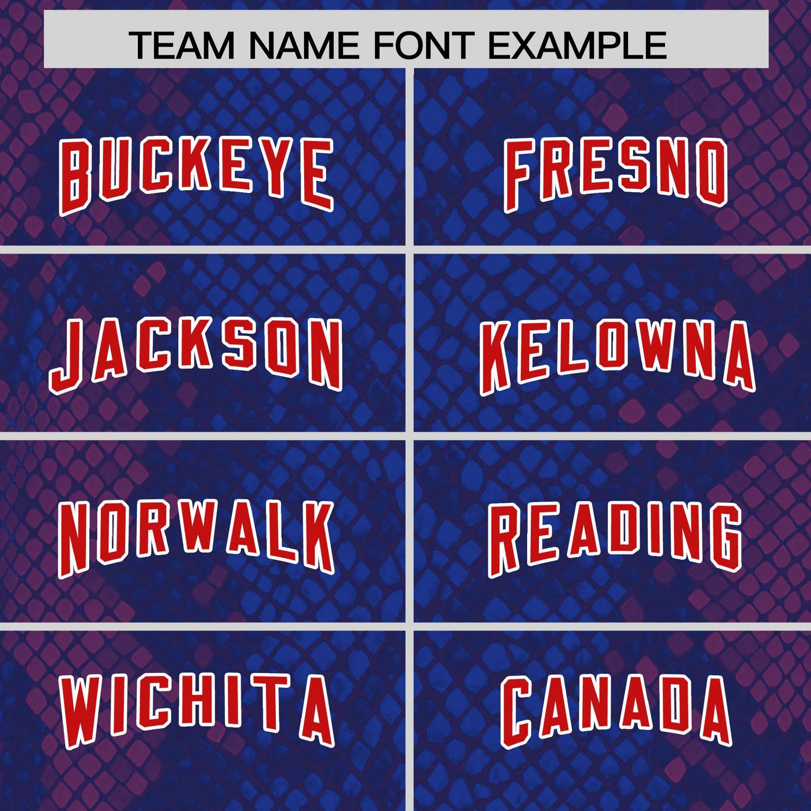 Custom Royal Personalized Snakeskin Graffiti Pattern Authentic Football Jersey