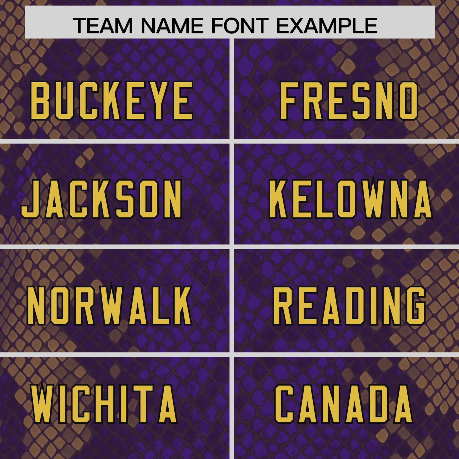 Custom Purple Personalized Snakeskin Graffiti Pattern Authentic Football Jersey