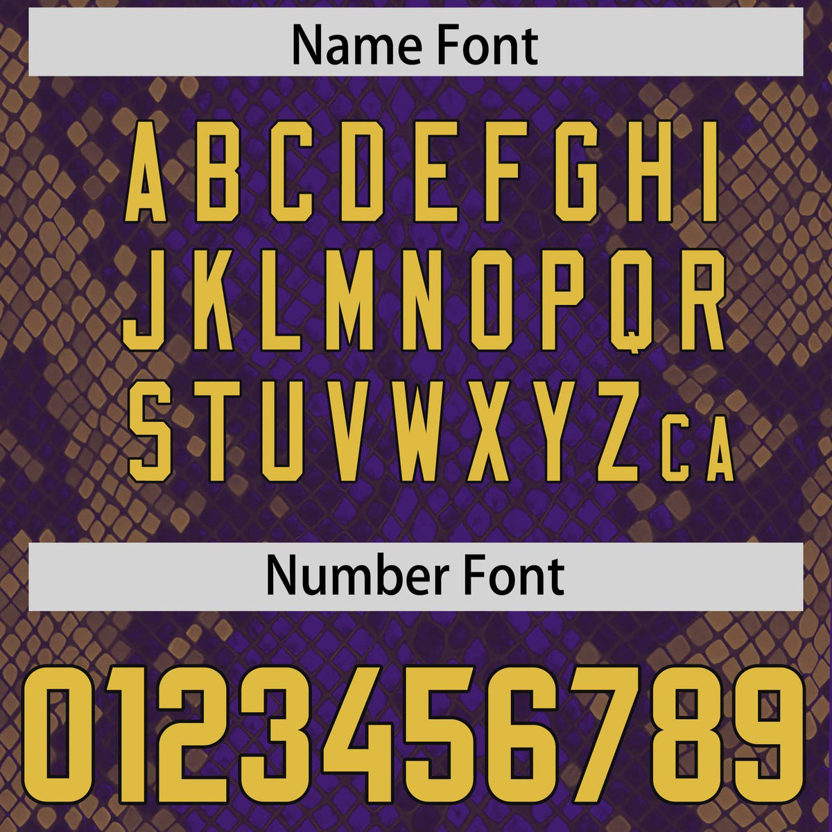 Custom Purple Personalized Snakeskin Graffiti Pattern Authentic Football Jersey