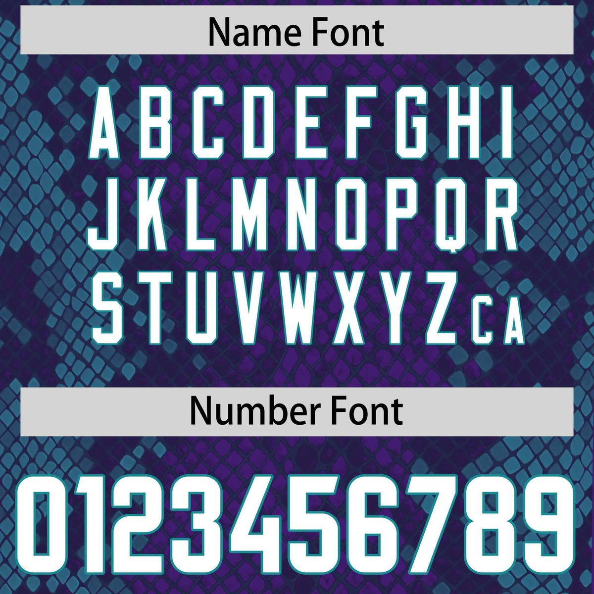 Custom Purple Personalized Snakeskin Graffiti Pattern Authentic Football Jersey