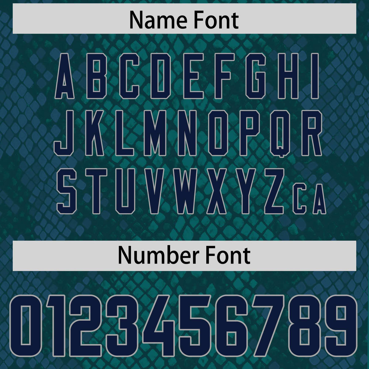 Custom Aqua Personalized Snakeskin Graffiti Pattern Authentic Football Jersey