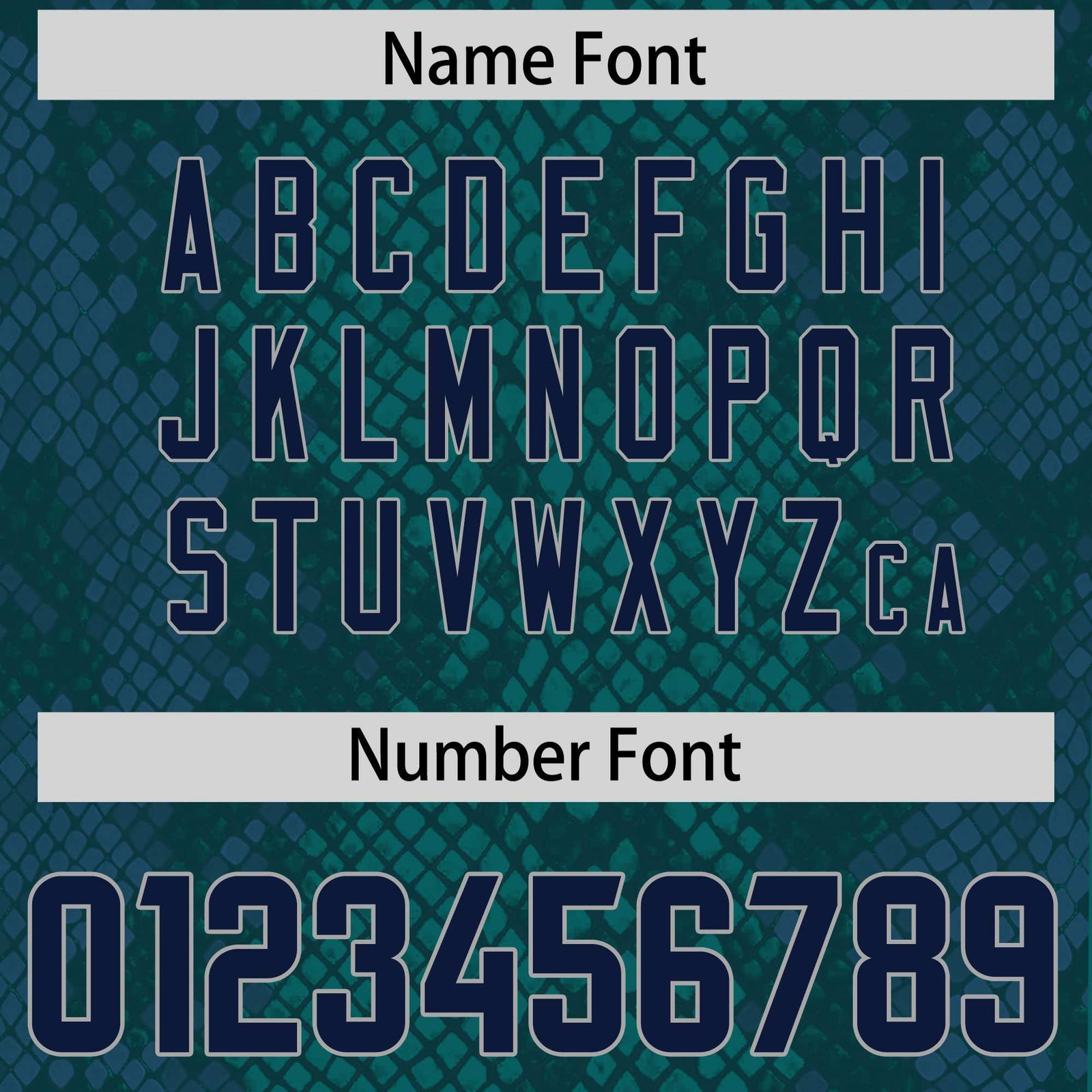 Custom Aqua Personalized Snakeskin Graffiti Pattern Authentic Football Jersey