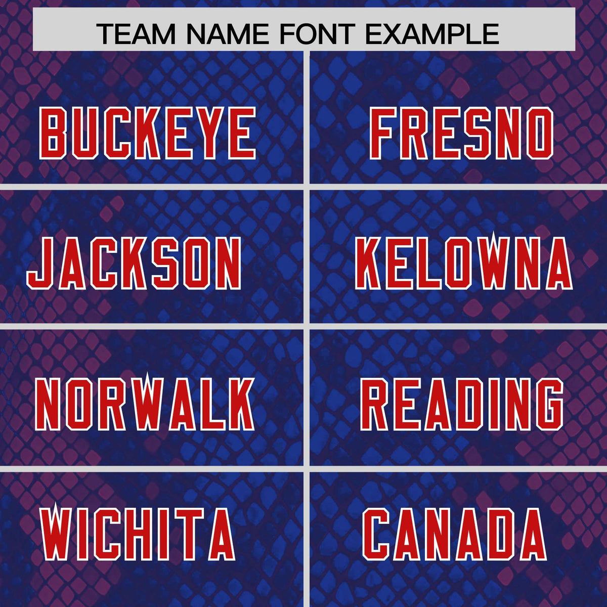 Custom Royal Personalized Snakeskin Graffiti Pattern Authentic Football Jersey