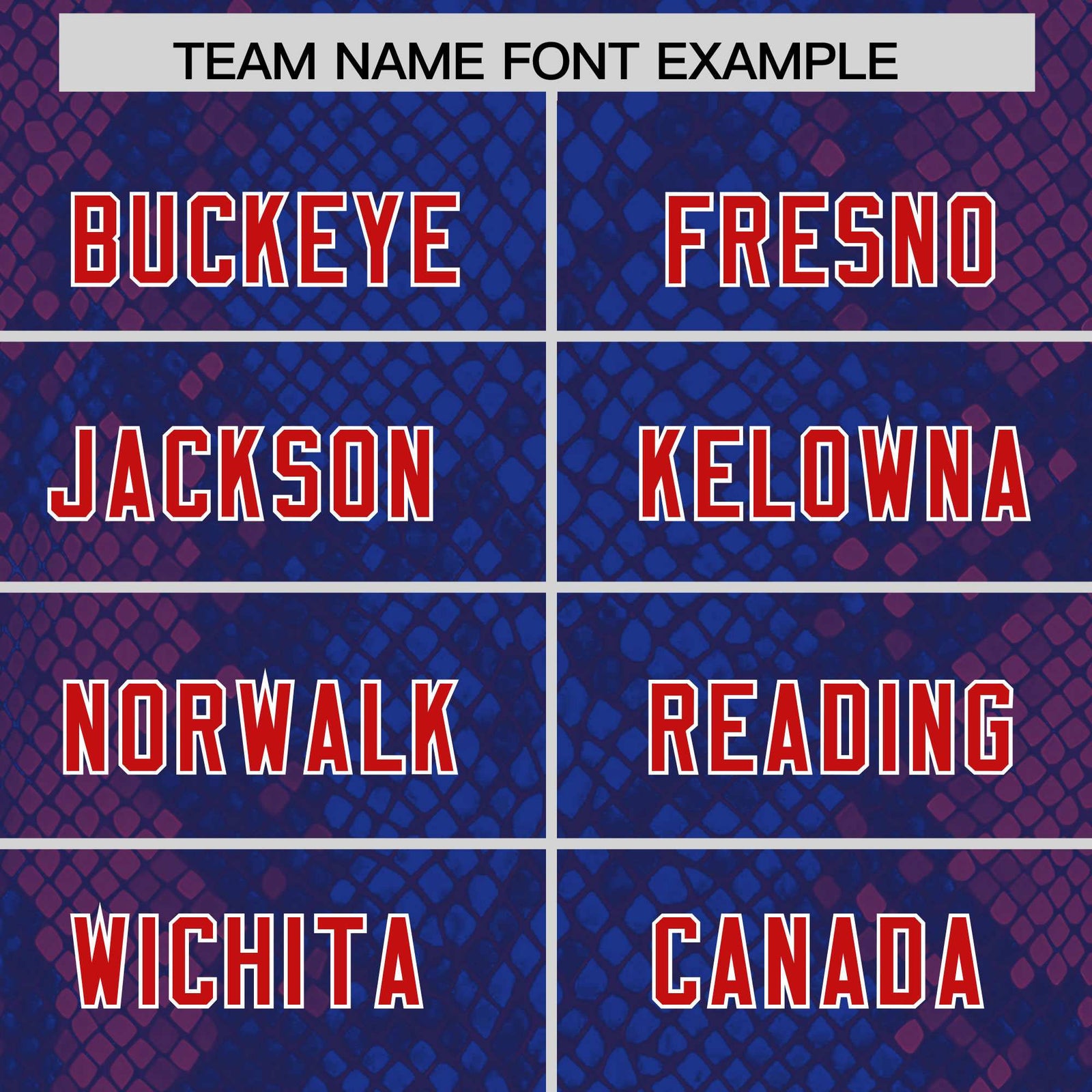 Custom Royal Personalized Snakeskin Graffiti Pattern Authentic Football Jersey