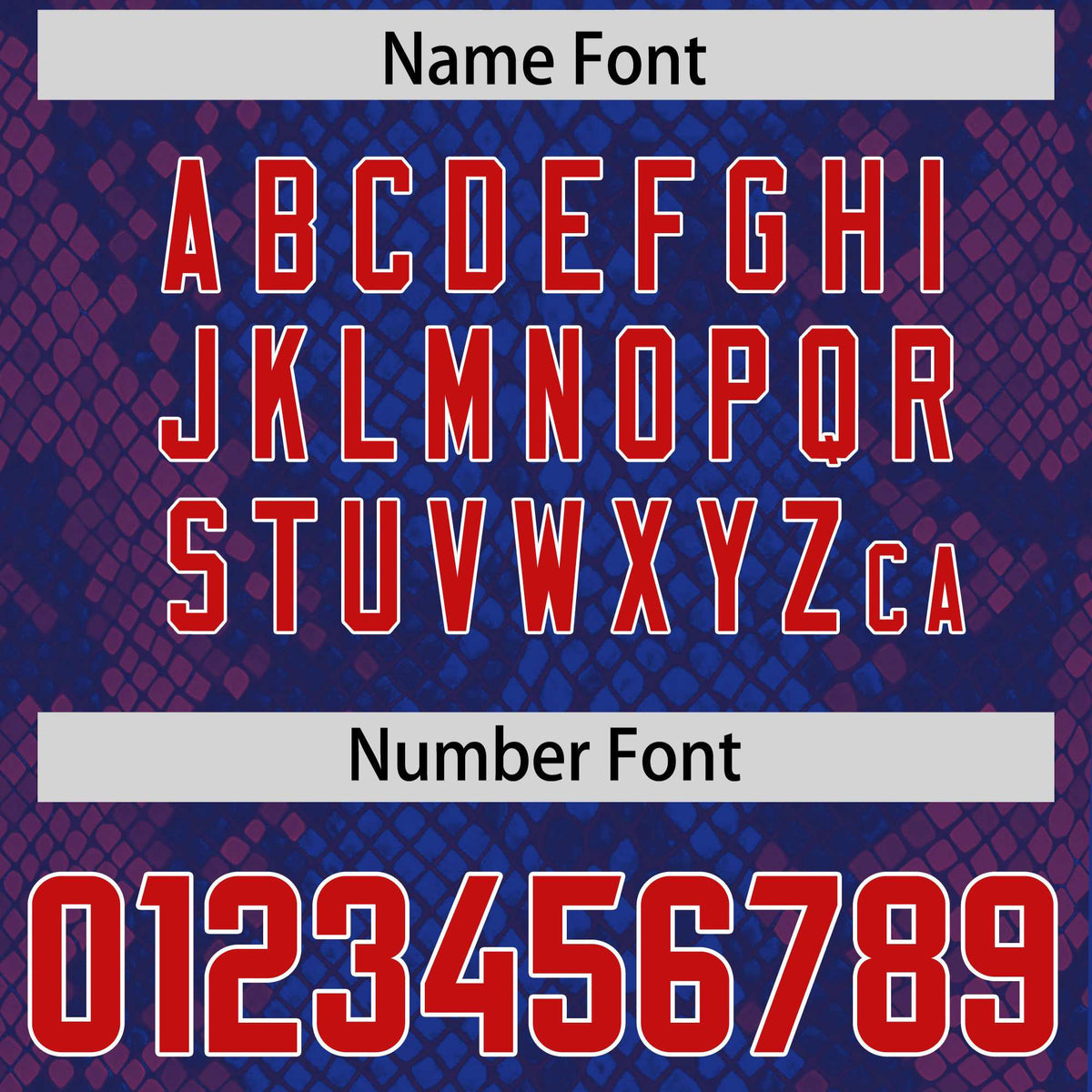 Custom Royal Personalized Snakeskin Graffiti Pattern Authentic Football Jersey