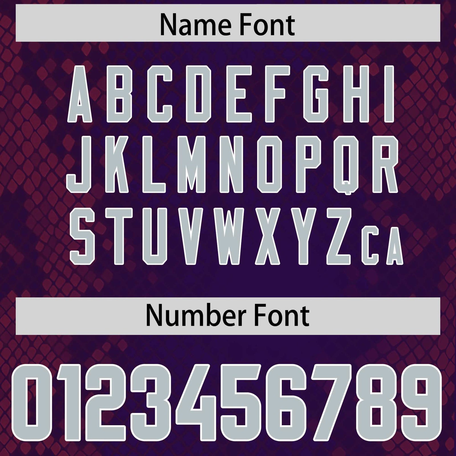 Custom Purple Personalized Snakeskin Graffiti Pattern Authentic Football Jersey