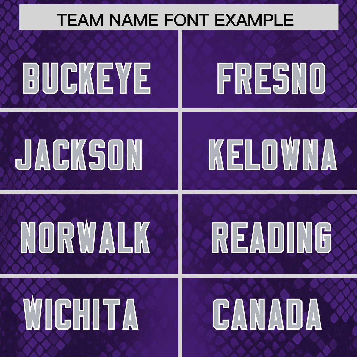 Custom Purple Personalized Snakeskin Graffiti Pattern Authentic Football Jersey