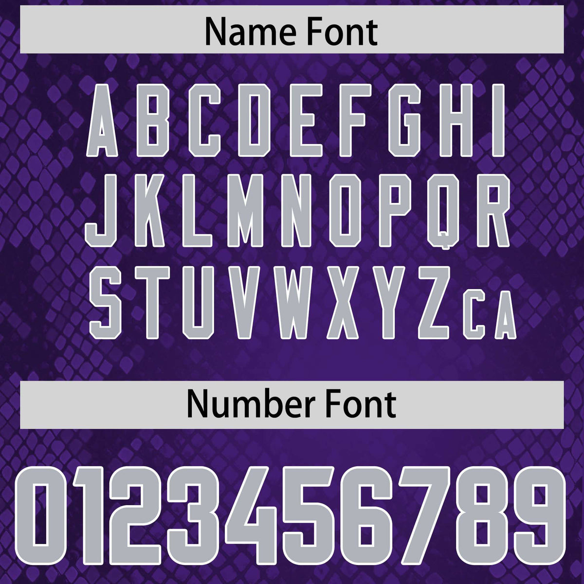 Custom Purple Personalized Snakeskin Graffiti Pattern Authentic Football Jersey