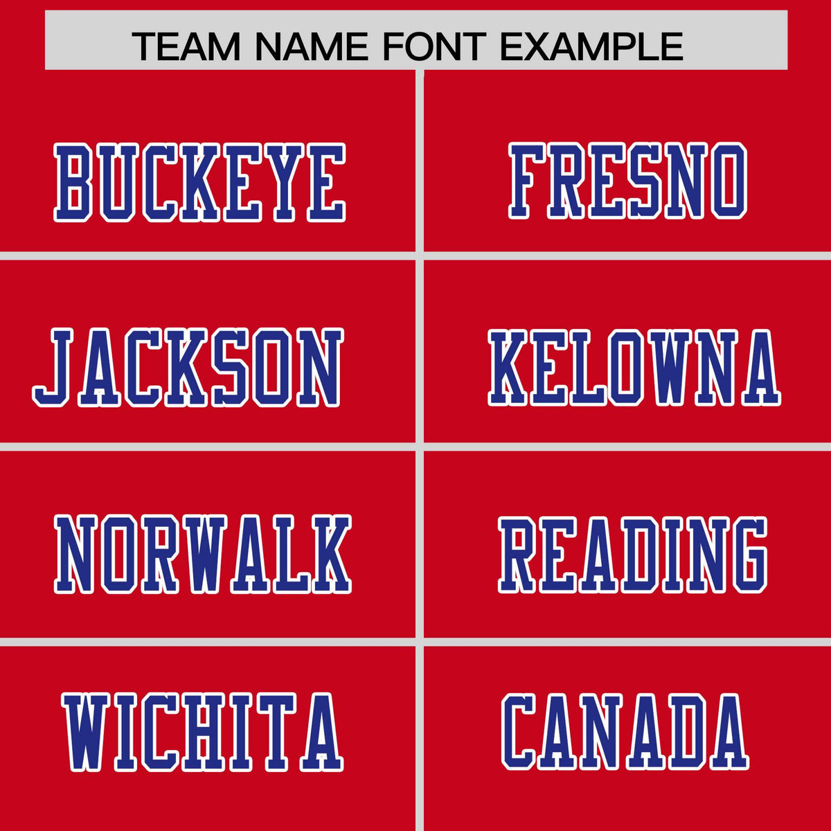 Custom Flag Football Jersey | Red Royal Color Block For Youth &amp; Men | Add Name, Number &amp; Logo | KXKSHOP