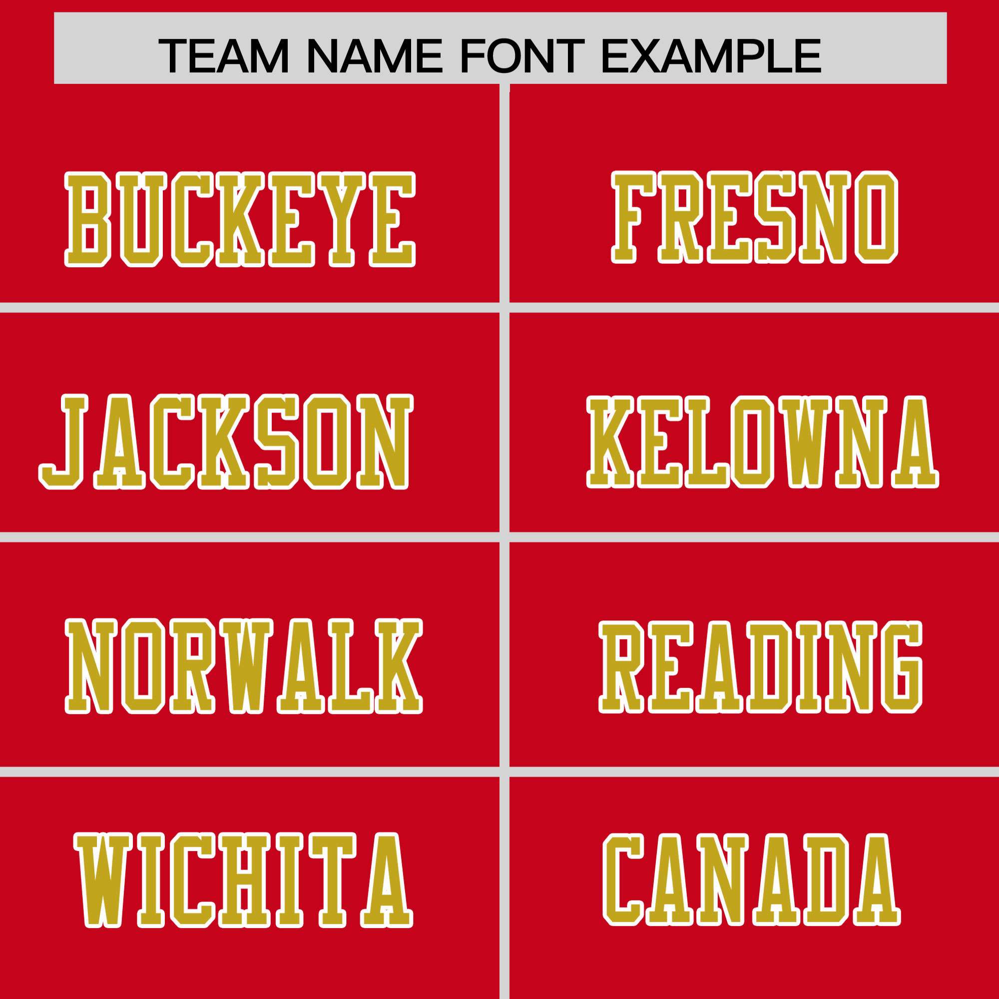Custom Flag Football Jersey | Red Old Gold Color Block For Youth & Men | Add Name, Number & Logo | KXKSHOP