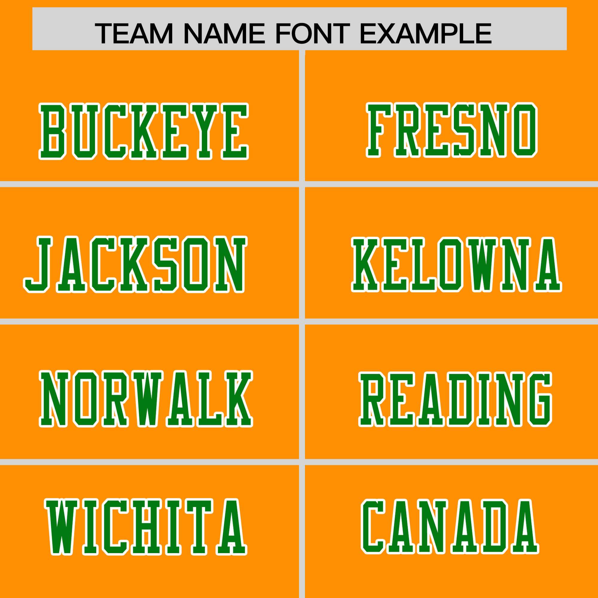 Custom Flag Football Jersey | Gold Orange Kelly Green Color Block For Youth & Men | Add Name, Number & Logo | KXKSHOP