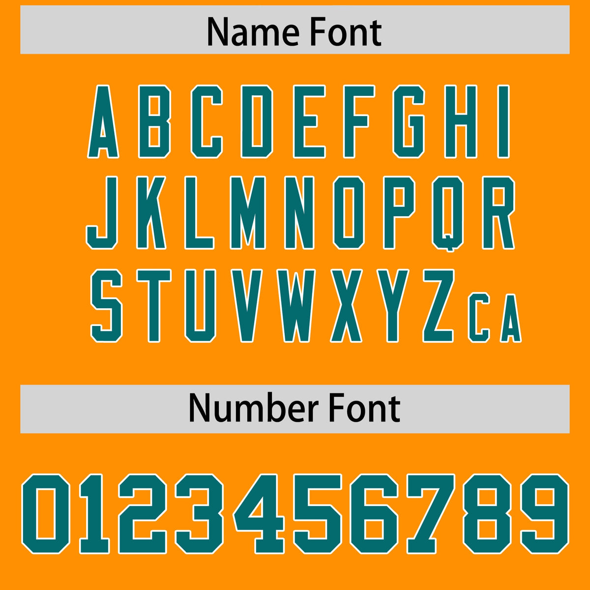 Custom Flag Football Jersey | Gold Orange Aqua Color Block For Youth &amp; Men | Add Name, Number &amp; Logo | KXKSHOP