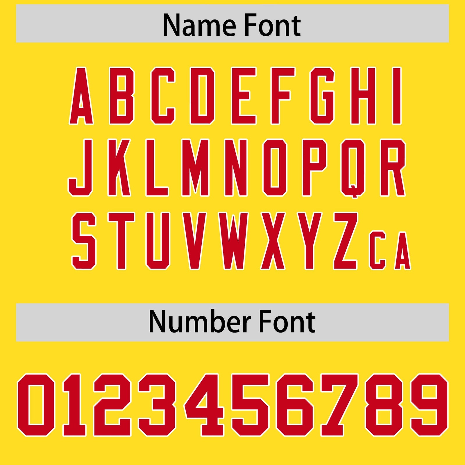 Custom Flag Football Jersey | Gold Red Color Block For Youth & Men | Add Name, Number & Logo | KXKSHOP