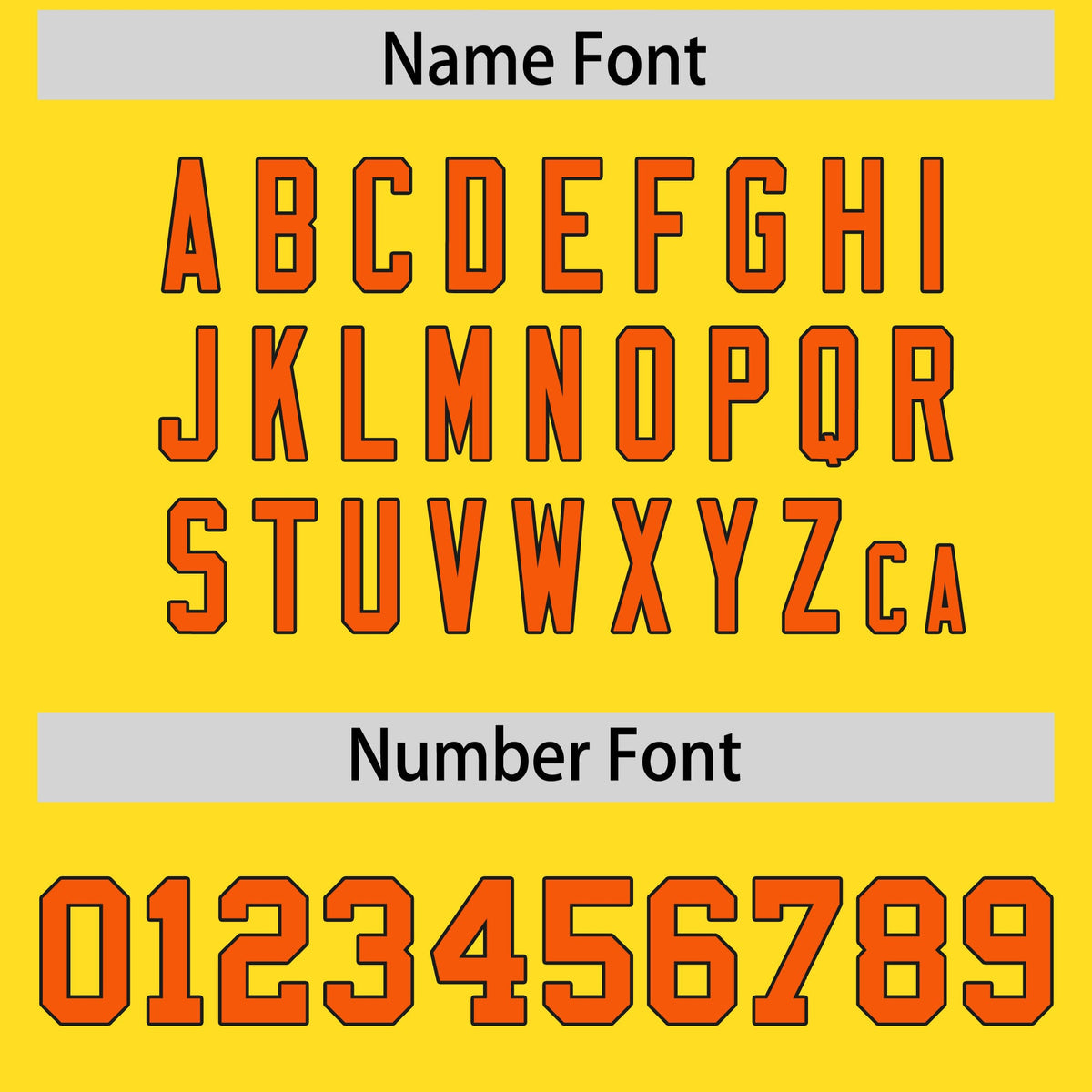 Custom Flag Football Jersey | Gold Orange Color Block For Youth &amp; Men | Add Name, Number &amp; Logo | KXKSHOP