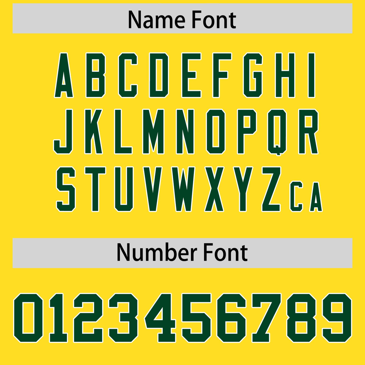 Custom Flag Football Jersey | Gold Green Color Block For Youth &amp; Men | Add Name, Number &amp; Logo | KXKSHOP