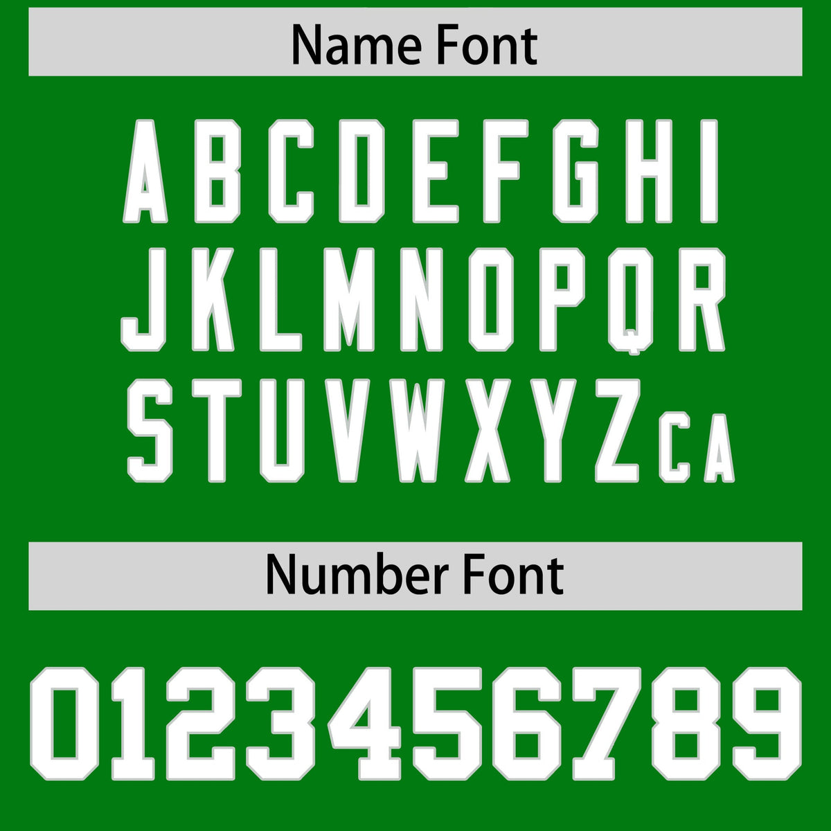 Custom Flag Football Jersey | Kelly Green Gray Color Block For Youth &amp; Men | Add Name, Number &amp; Logo | KXKSHOP