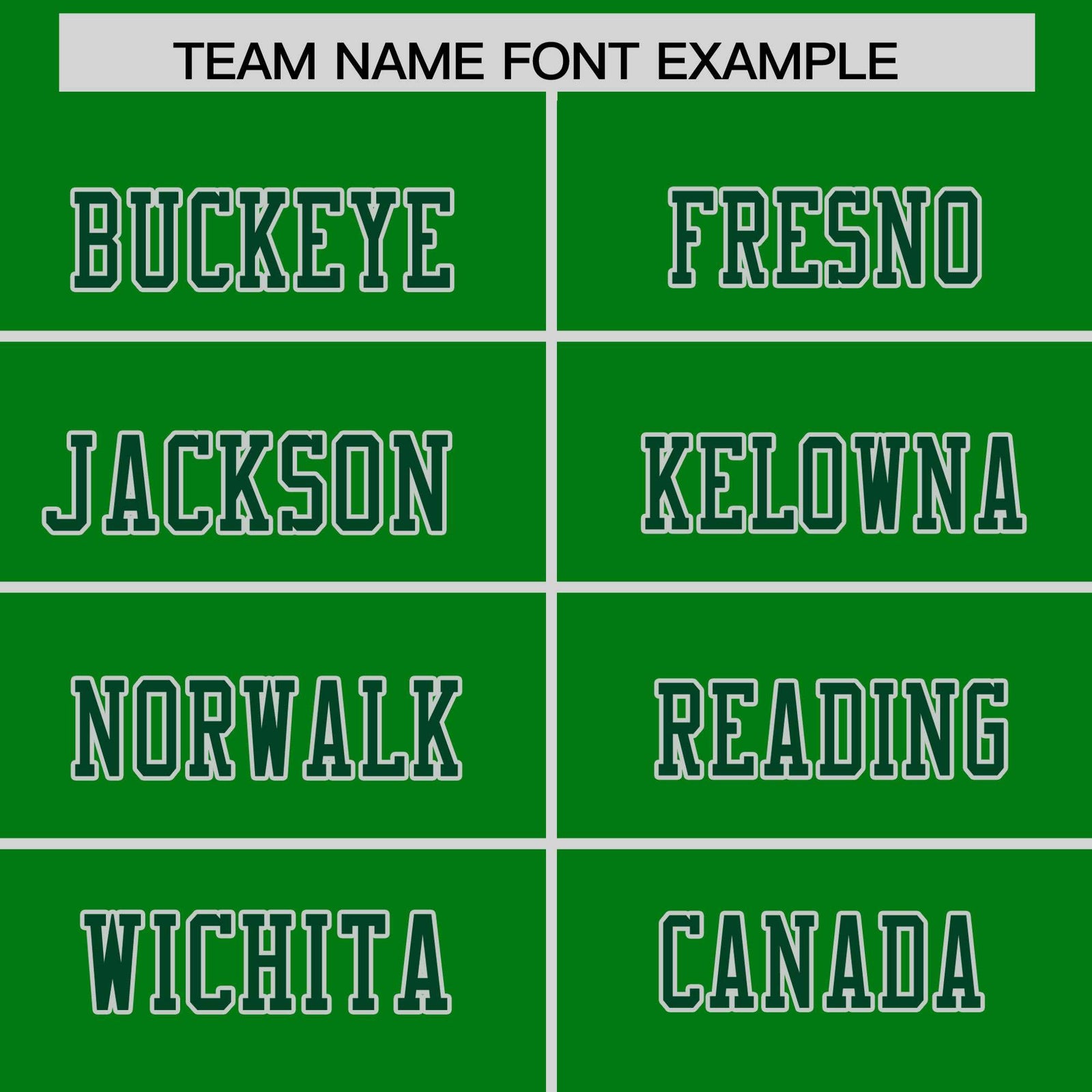 Custom Flag Football Jersey | Kelly Green Green Color Block For Youth & Men | Add Name, Number & Logo | KXKSHOP