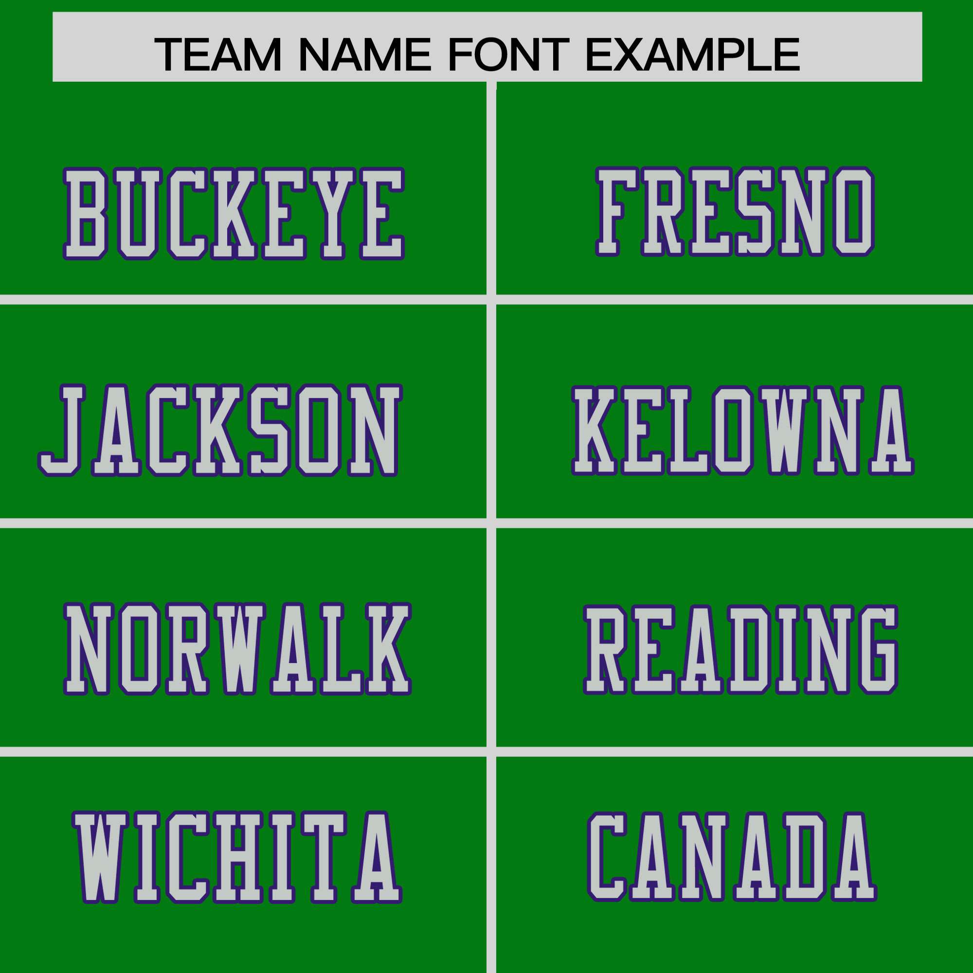 Custom Flag Football Jersey | Kelly Green Purple Color Block For Youth & Men | Add Name, Number & Logo | KXKSHOP
