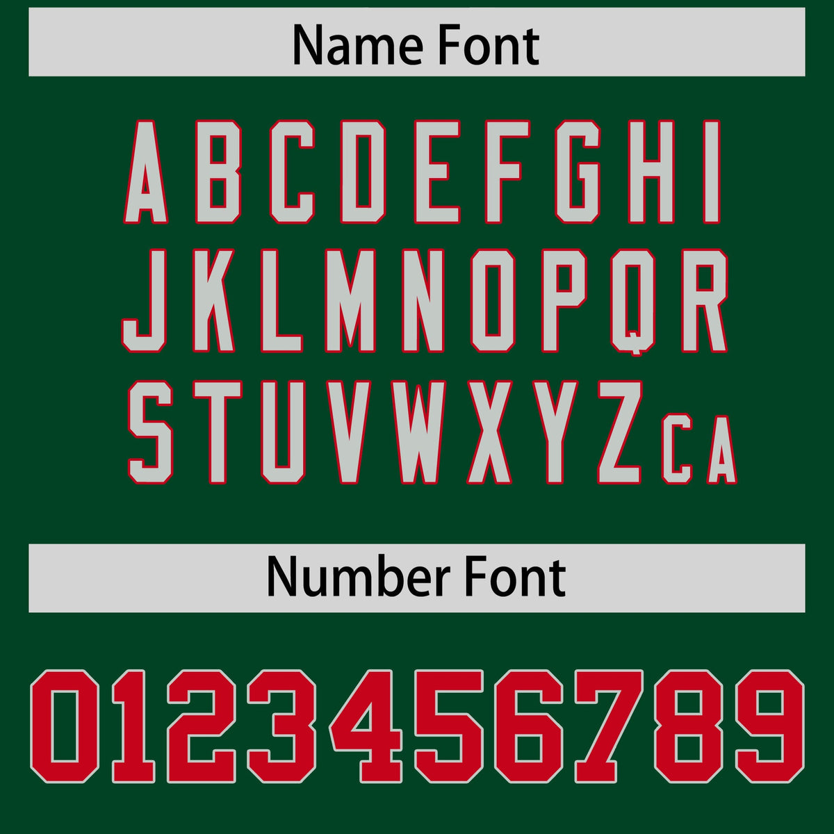 Custom Flag Football Jersey | Green Red Color Block For Youth &amp; Men | Add Name, Number &amp; Logo | KXKSHOP