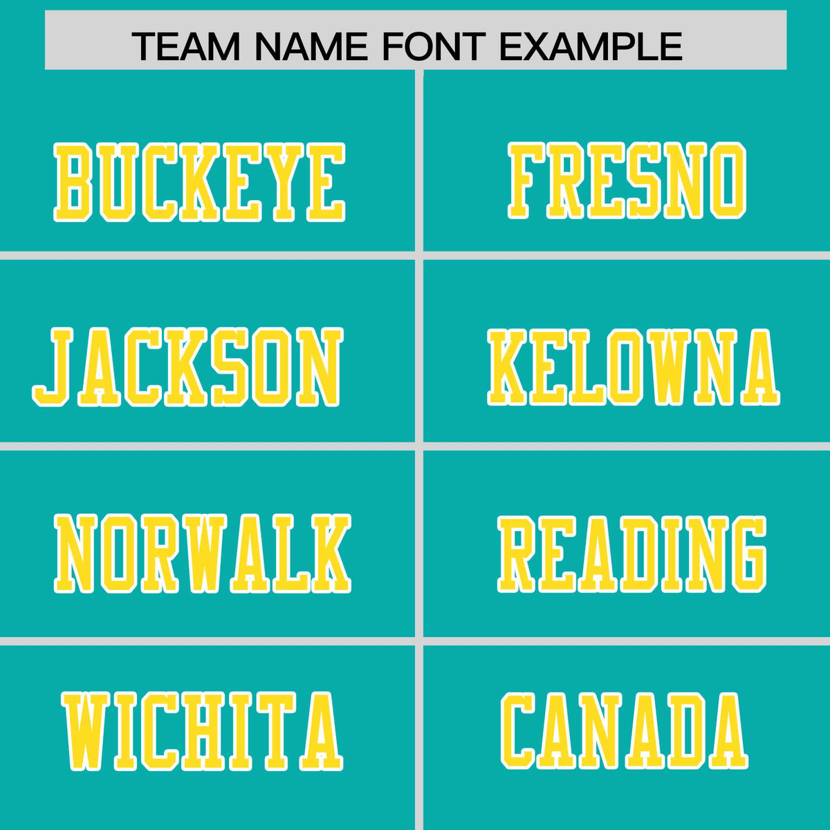 Custom Flag Football Jersey | Aqua Gold Color Block For Youth &amp; Men | Add Name, Number &amp; Logo | KXKSHOP