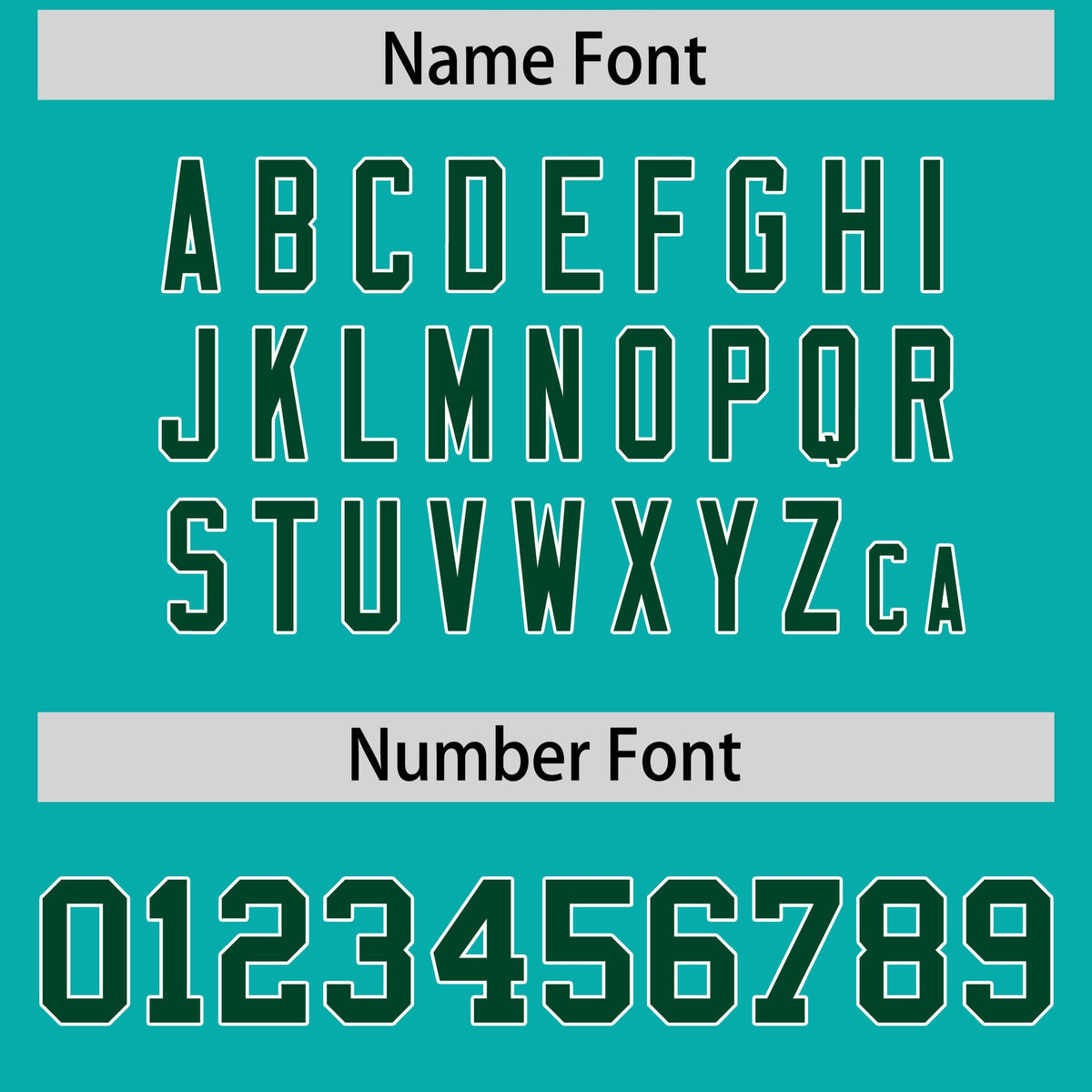 Custom Flag Football Jersey | Aqua Green Color Block For Youth &amp; Men | Add Name, Number &amp; Logo | KXKSHOP