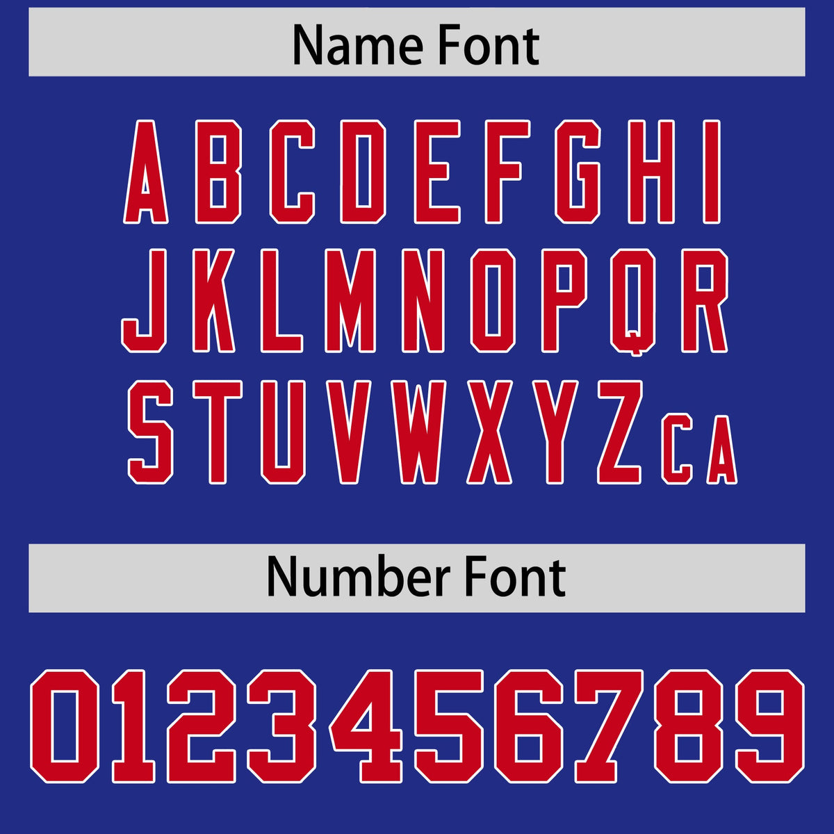 Custom Flag Football Jersey | Royal Red Color Block For Youth &amp; Men | Add Name, Number &amp; Logo | KXKSHOP